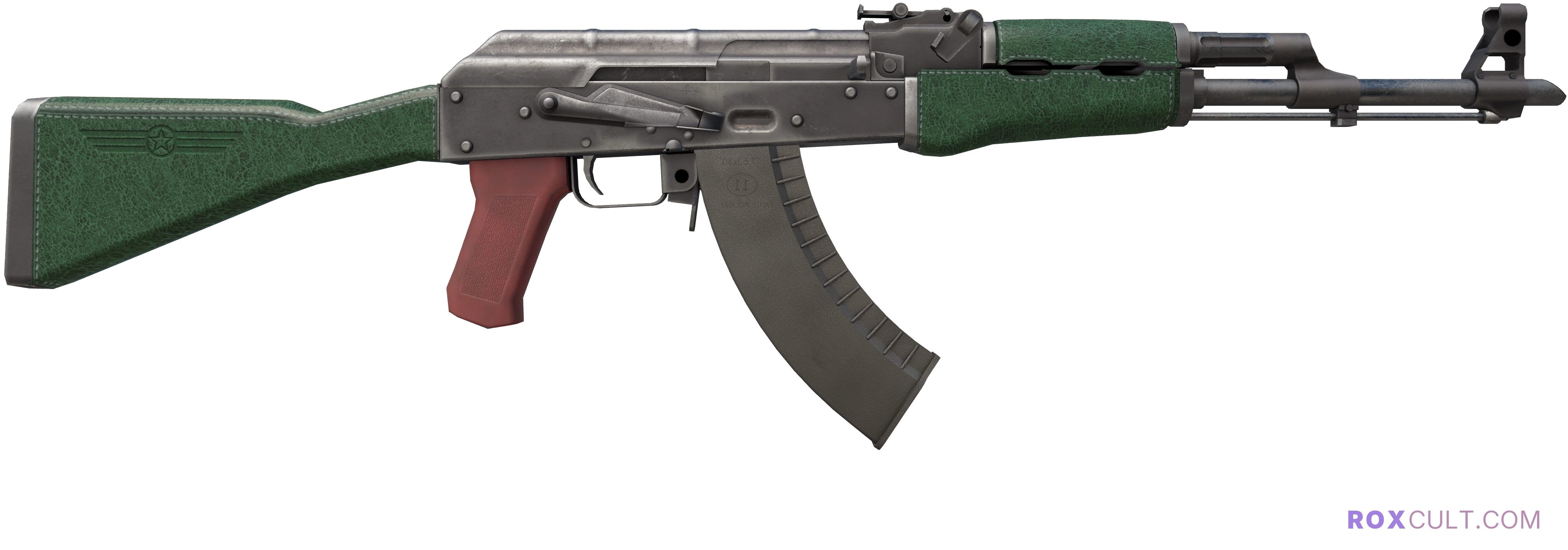 AK-47 | First Class (Factory New) — rox (Holo) Antwerp 2022 craft, backside view