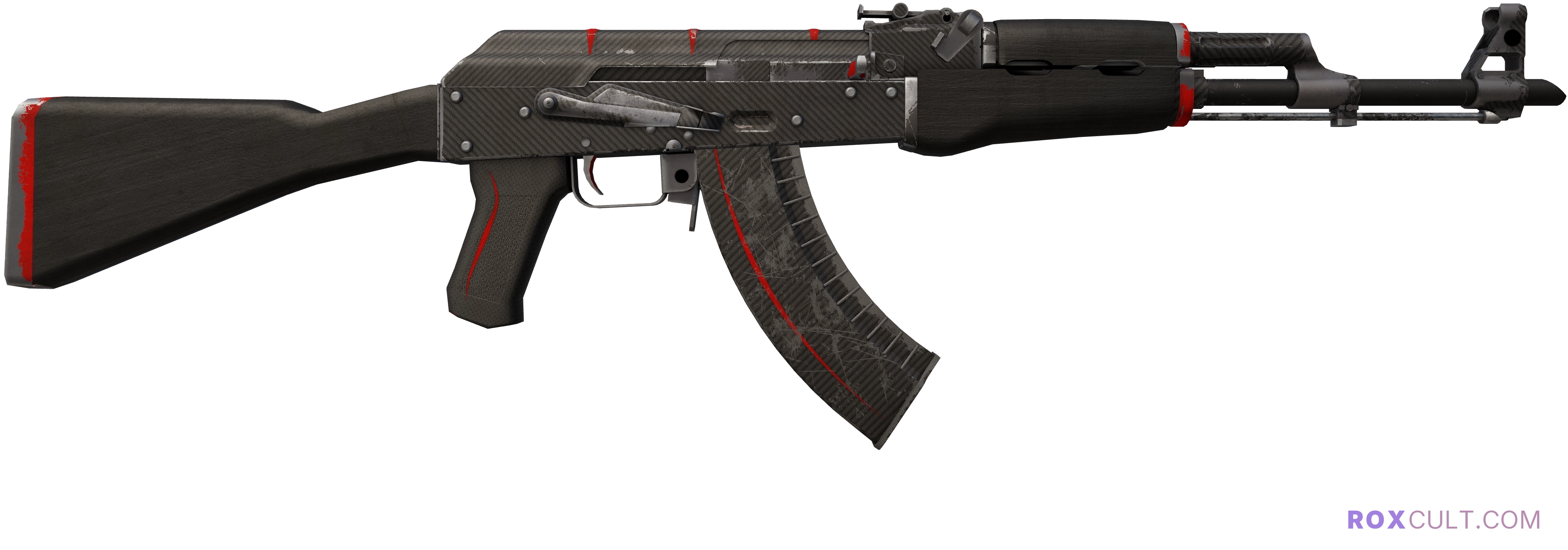AK-47 | Redline (Field-Tested) — rox (Holo) Antwerp 2022 craft, backside view