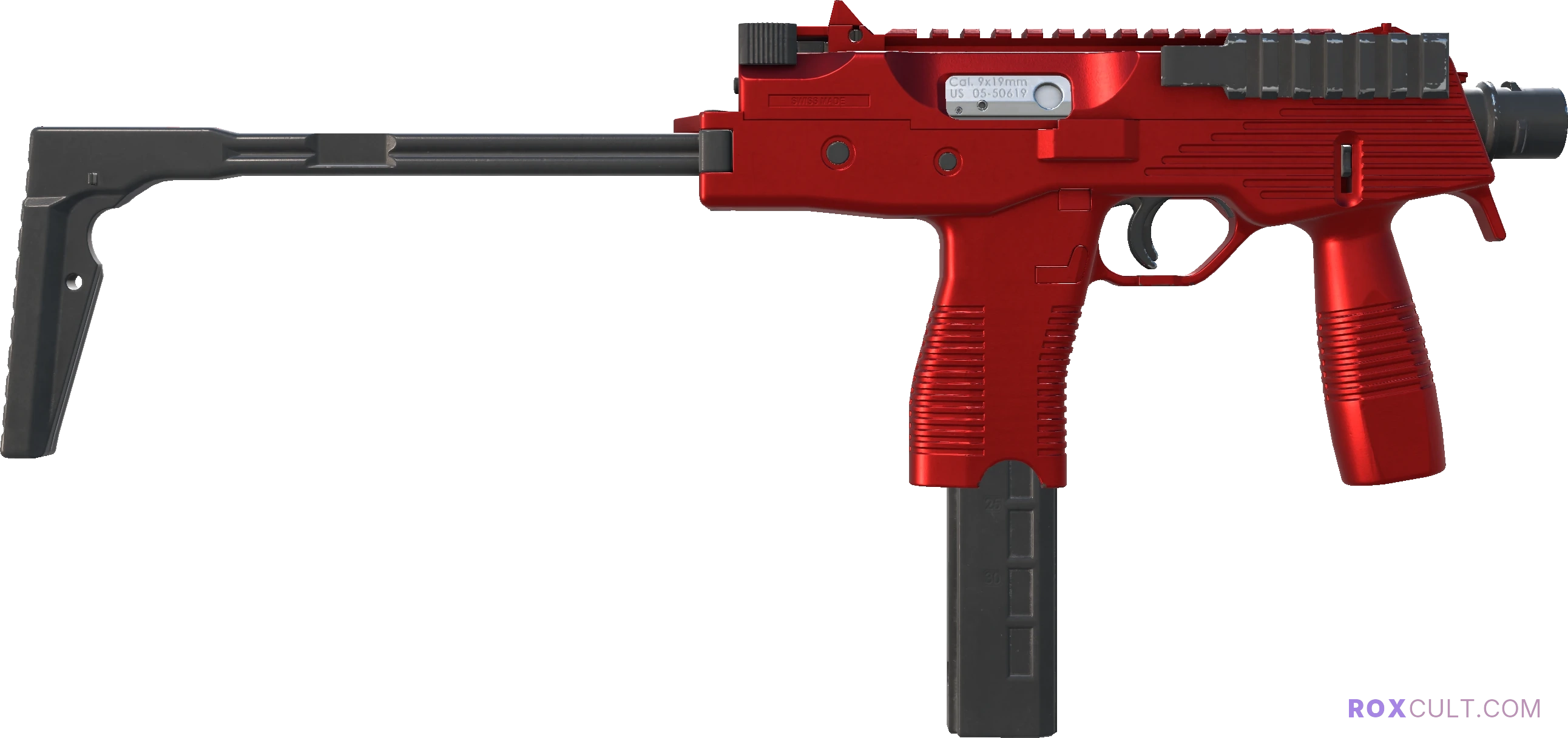 MP9 | Hot Rod (Factory New) — rox (Holo) Antwerp 2022 craft, backside view