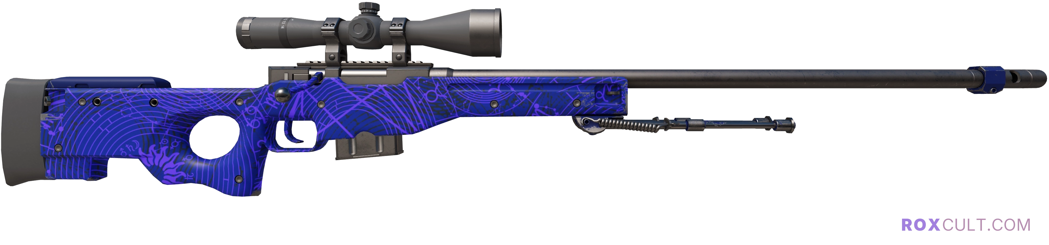 AWP | Sun in Leo (Factory New) — rox (Holo) Antwerp 2022 craft, backside view