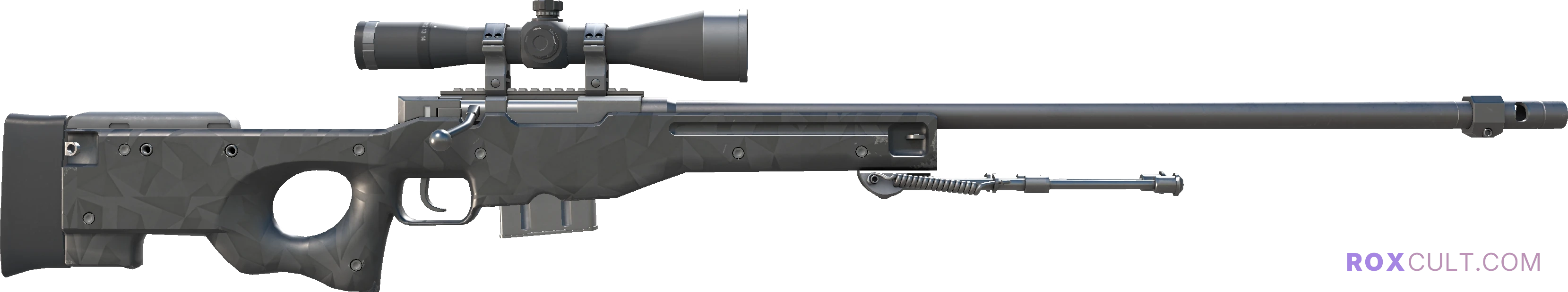 AWP | Graphite (Factory New) — rox (Holo) Antwerp 2022 craft, backside view