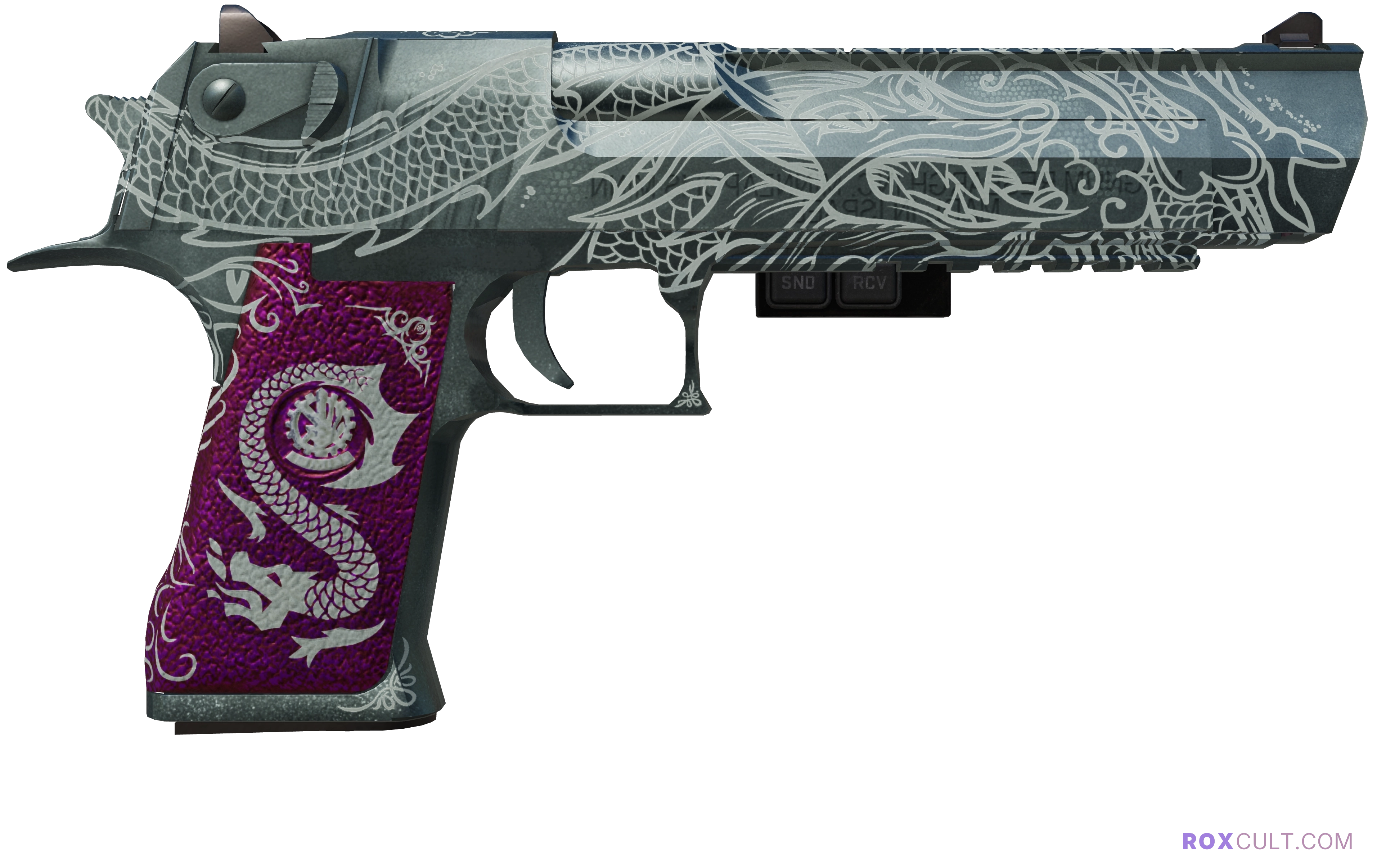 StatTrak™ Desert Eagle | Kumicho Dragon (Field-Tested) — rox (Holo) Antwerp 2022 craft, backside view
