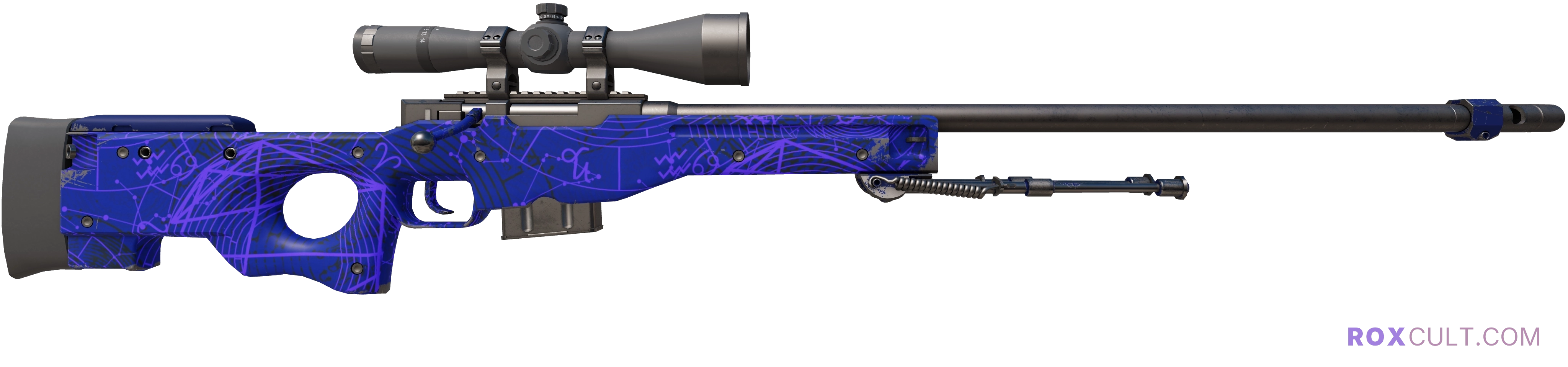 AWP | Sun in Leo (Minimal Wear) — rox (Holo) Antwerp 2022 craft, backside view