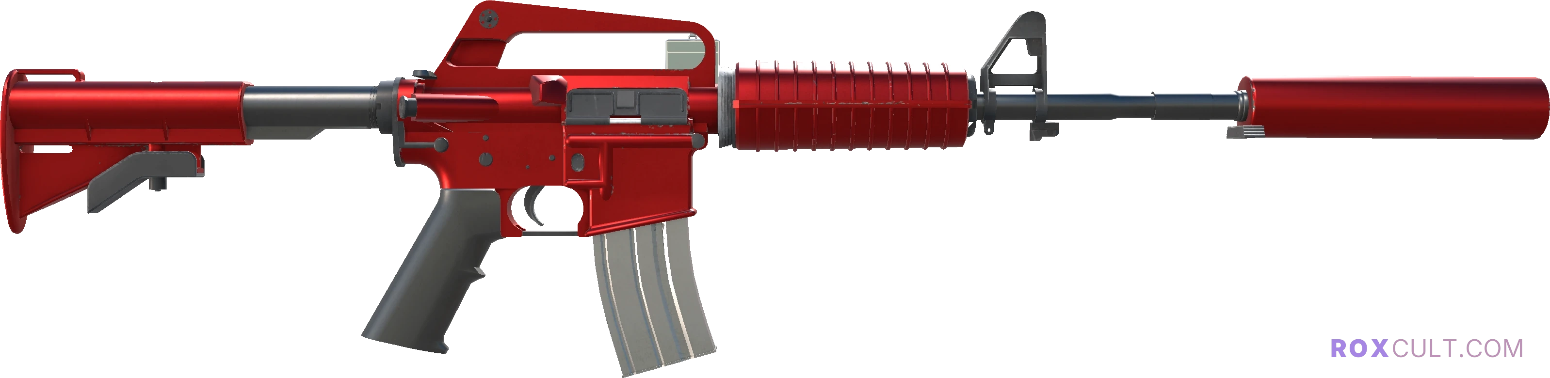 M4A1-S | Hot Rod (Factory New) — rox (Holo) Antwerp 2022 craft, backside view