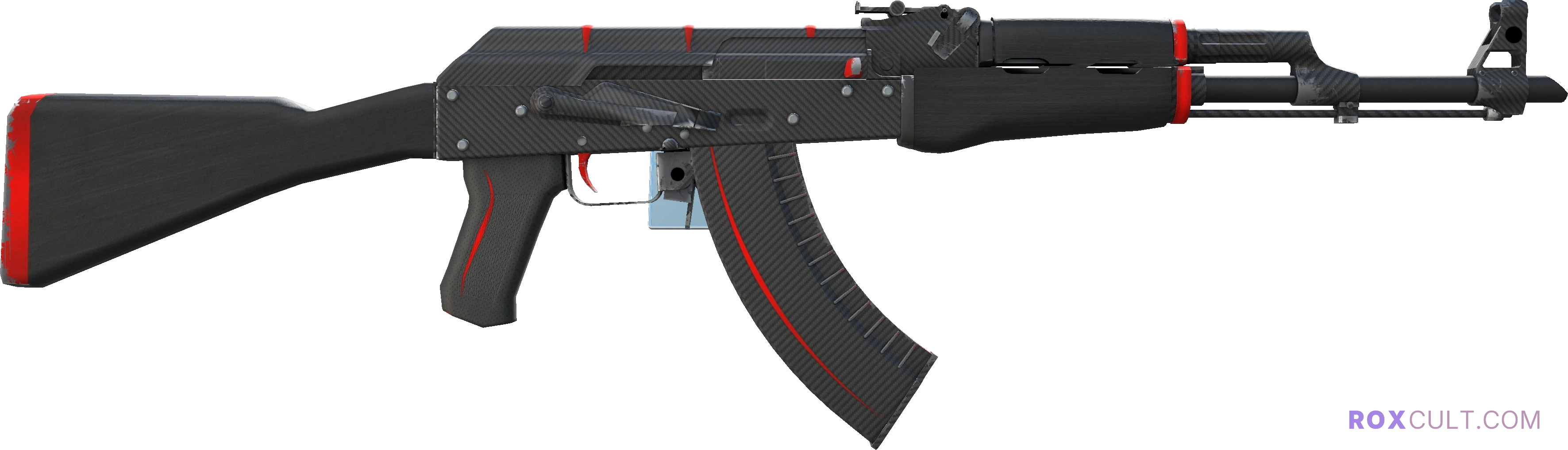 AK-47 | Redline (Minimal Wear) — rox (Holo) Antwerp 2022 craft, backside view