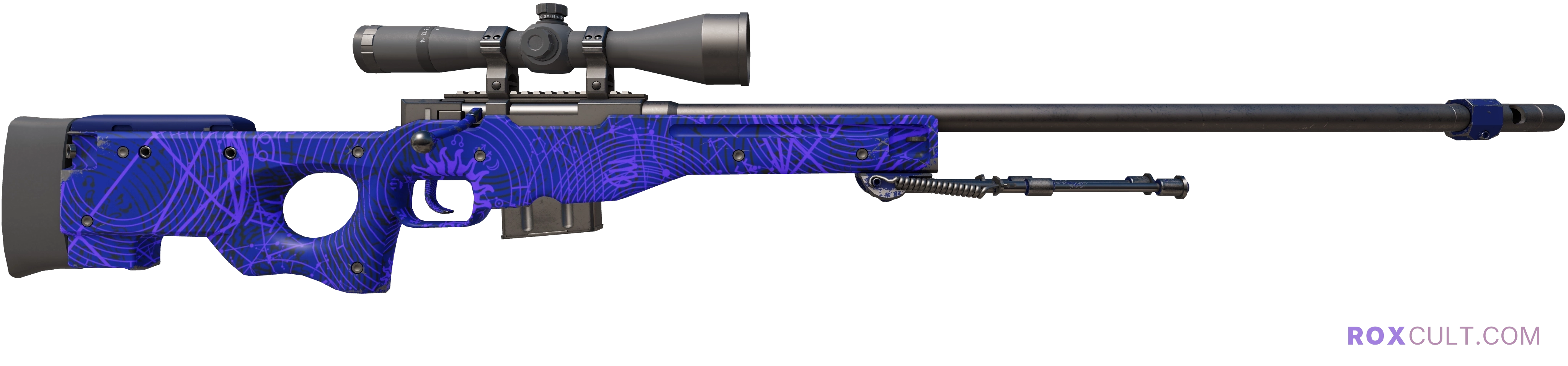 AWP | Sun in Leo (Factory New) — rox (Holo) Antwerp 2022 craft, backside view