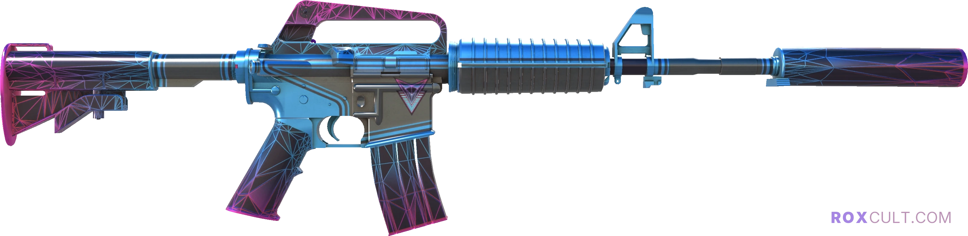 StatTrak™ M4A1-S | Decimator (Factory New) — rox (Holo) Antwerp 2022 craft, backside view