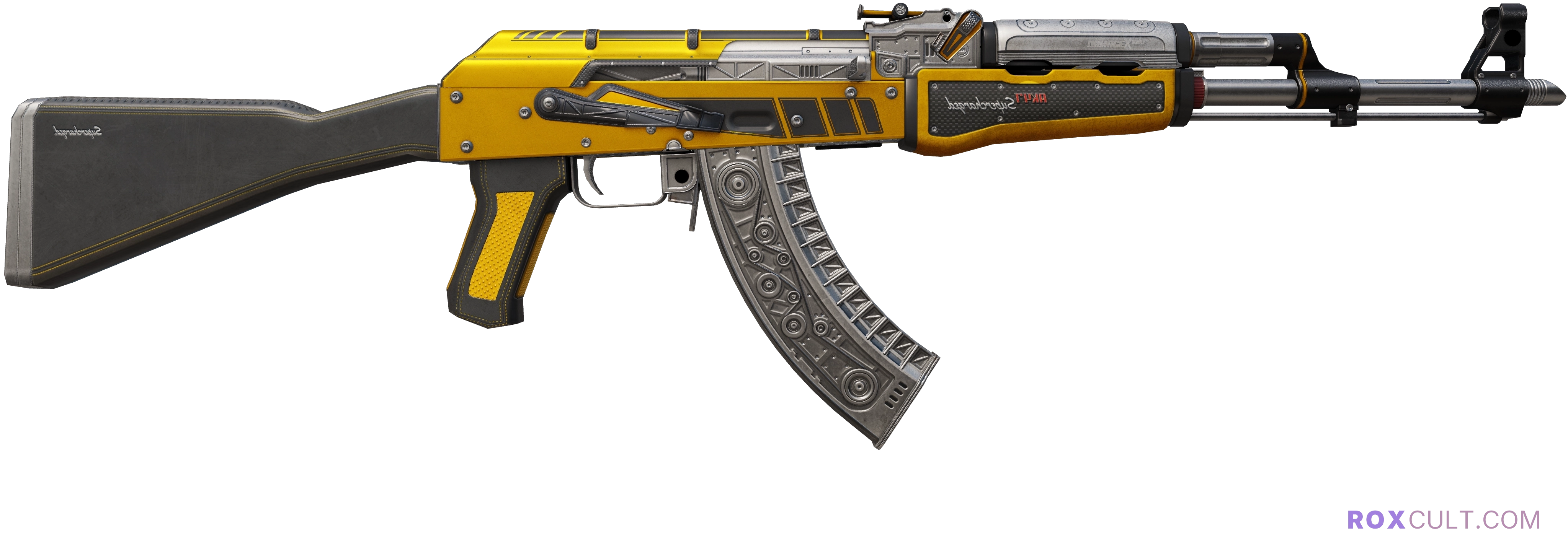 StatTrak™ AK-47 | Fuel Injector (Field-Tested) — rox (Holo) Antwerp 2022 craft, backside view