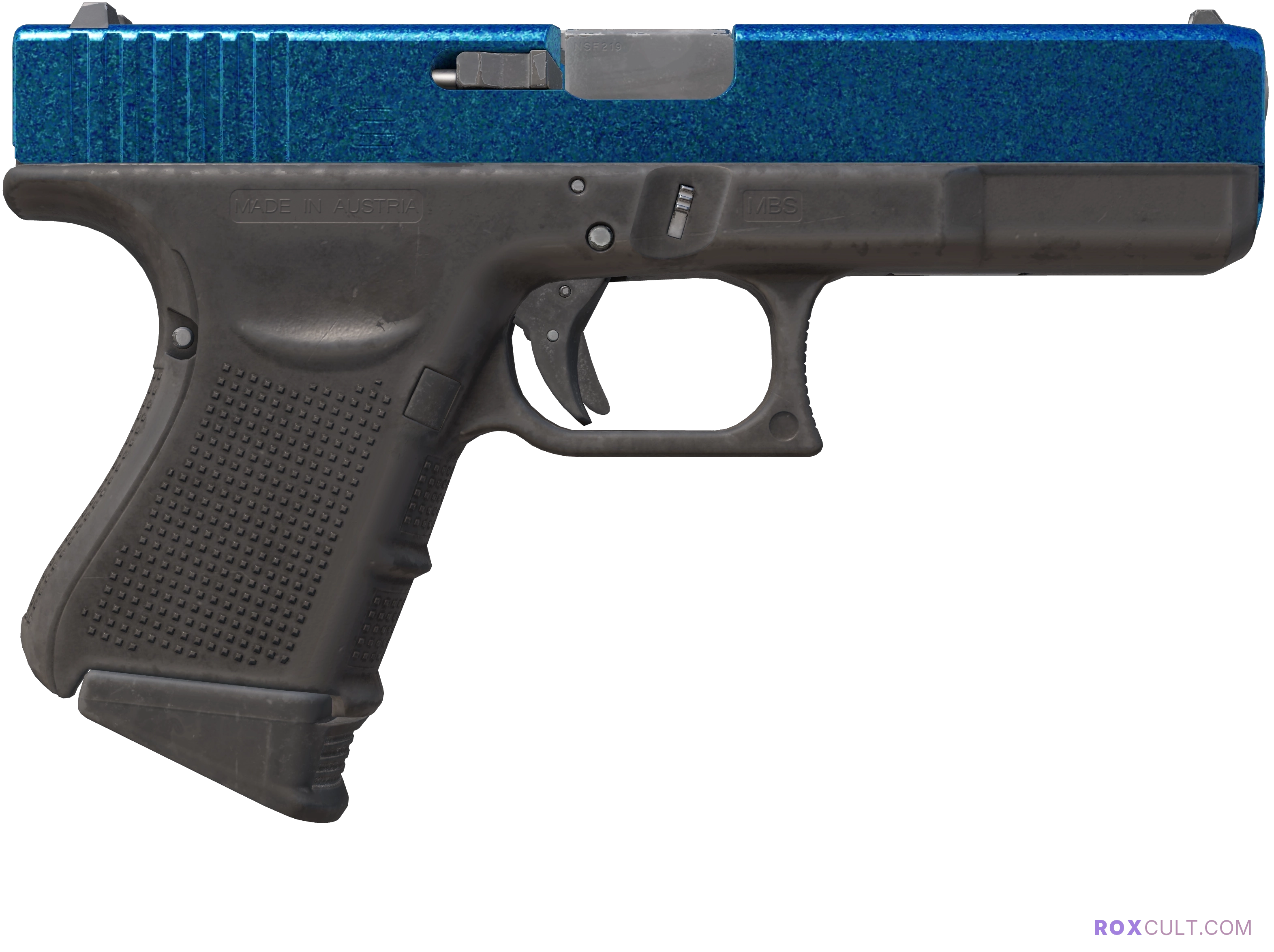 Glock-18 | Twilight Galaxy (Factory New) — rox (Holo) Antwerp 2022 craft, backside view