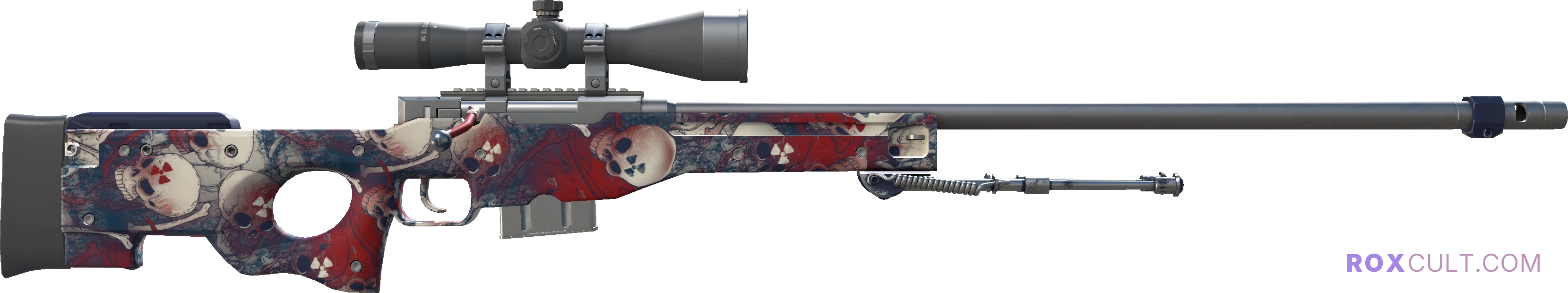 AWP | Acheron (Factory New) — rox (Holo) Antwerp 2022 craft, backside view