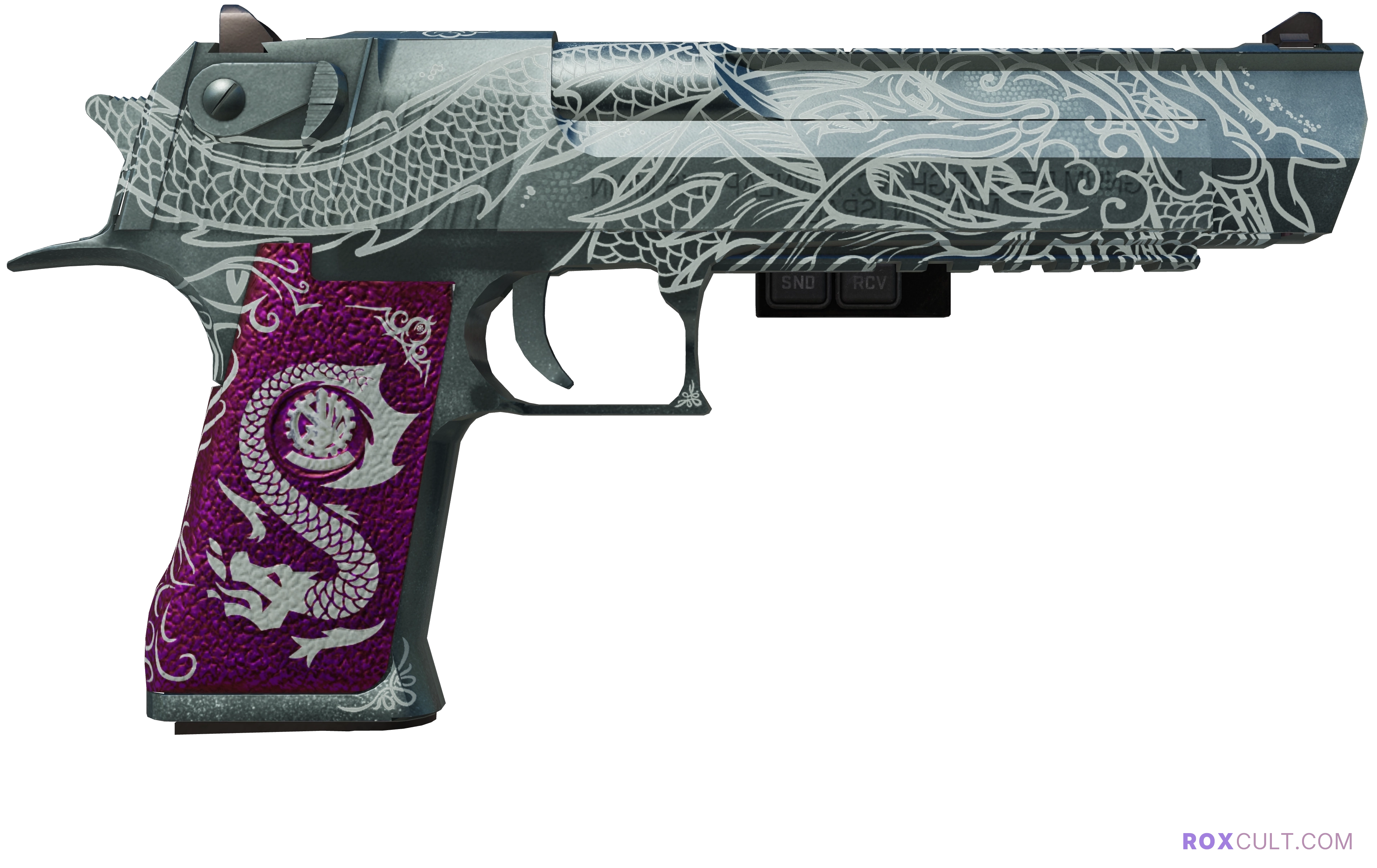 StatTrak™ Desert Eagle | Kumicho Dragon (Factory New) — rox (Holo) Antwerp 2022 craft, backside view