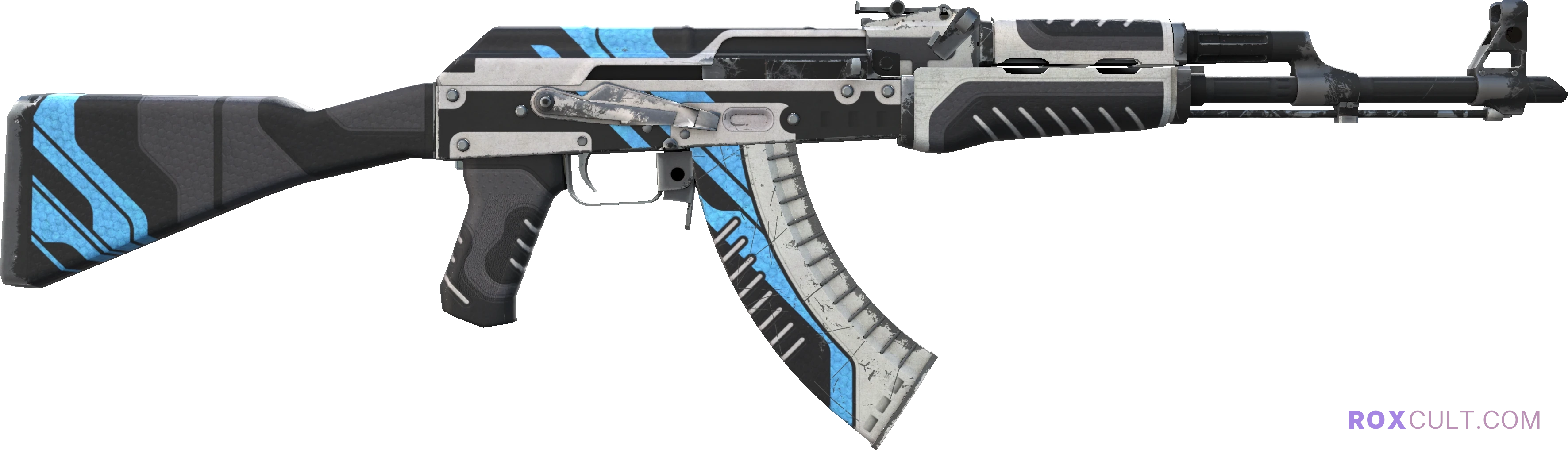 AK-47 | Vulcan (Field-Tested) — rox (Holo) Antwerp 2022 craft, backside view