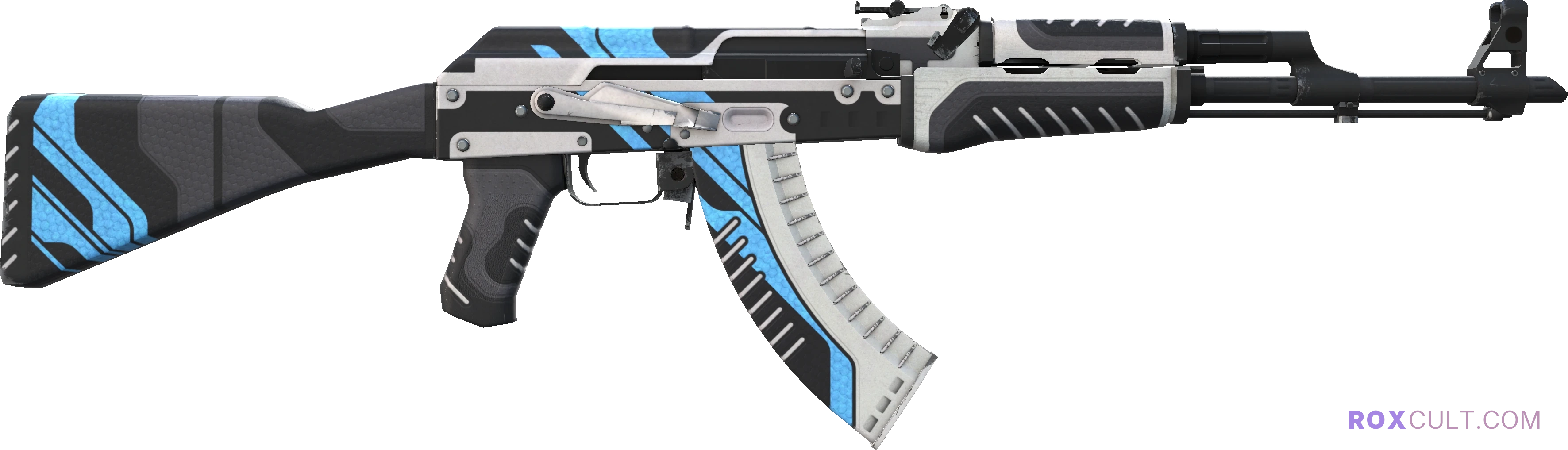 AK-47 | Vulcan (Factory New) — rox (Holo) Antwerp 2022 craft, backside view