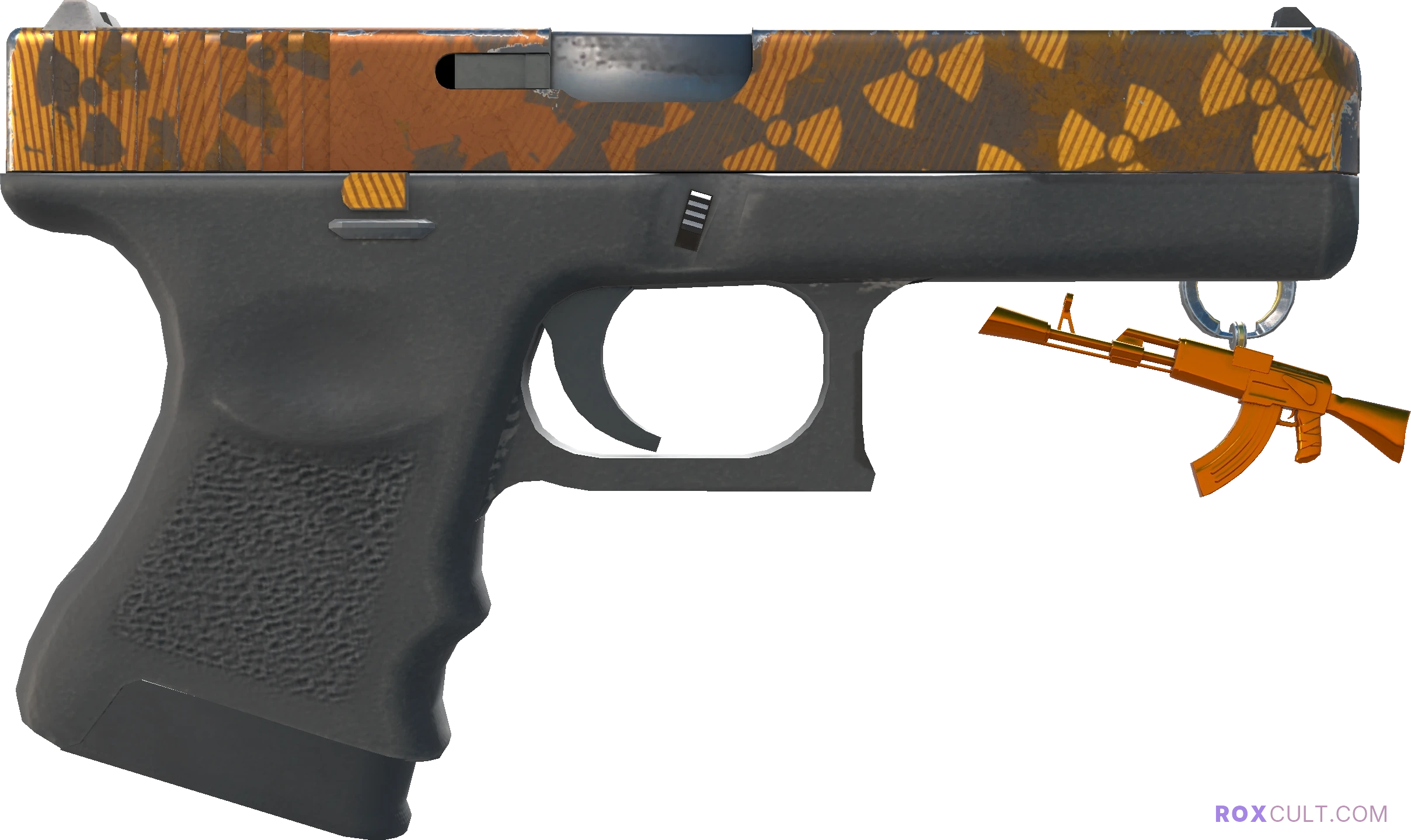 Glock-18 | Reactor (Field-Tested) — rox (Holo) Antwerp 2022 craft, backside view
