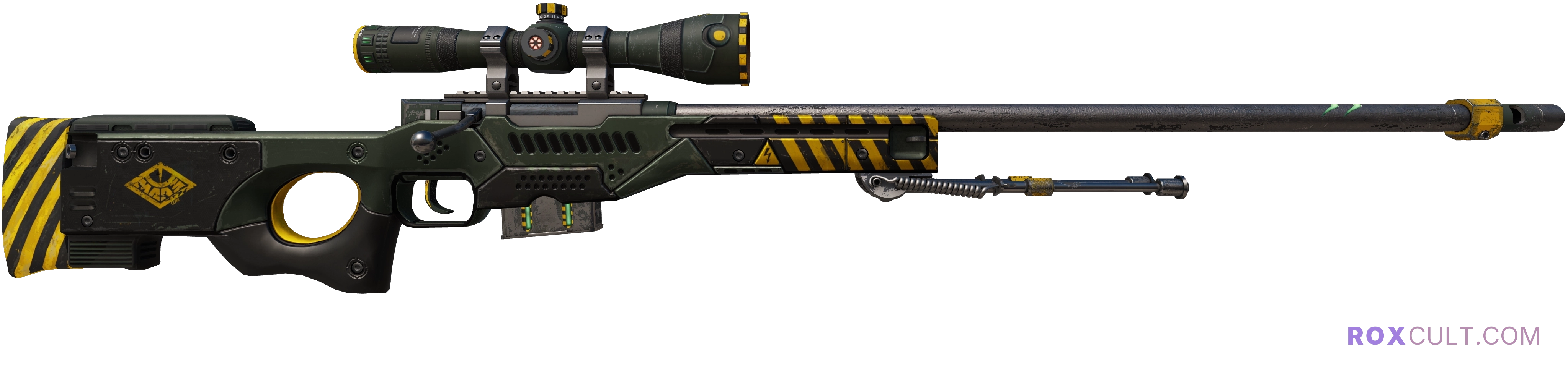StatTrak™ AWP | Phobos (Minimal Wear) — rox (Holo) Antwerp 2022 craft, backside view