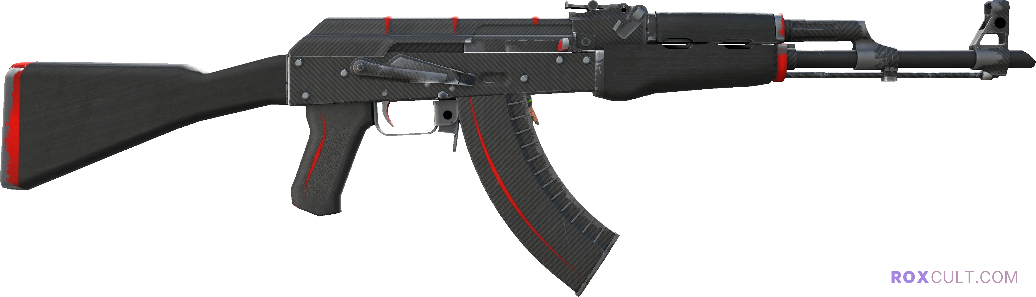 AK-47 | Redline (Field-Tested) — rox (Holo) Antwerp 2022 craft, backside view
