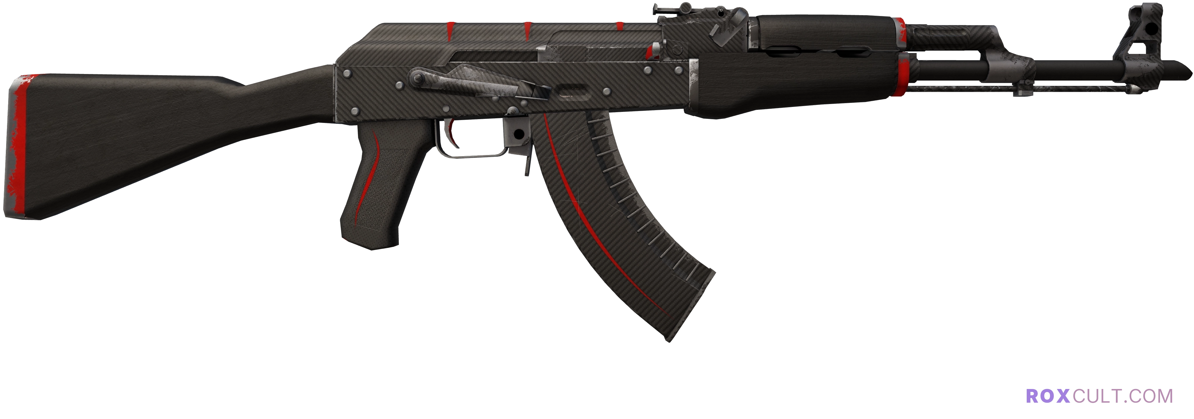 AK-47 | Redline (Field-Tested) — rox (Holo) Antwerp 2022 craft, backside view
