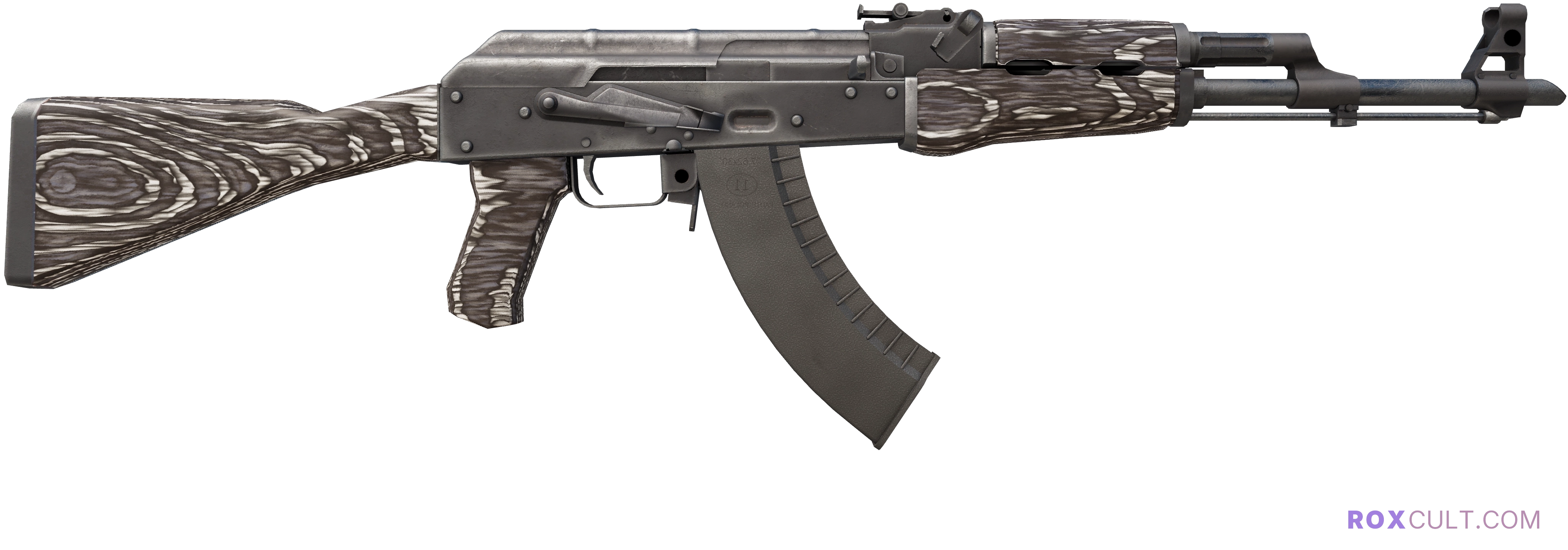 AK-47 | Black Laminate (Field-Tested) — rox (Holo) Antwerp 2022 craft, backside view