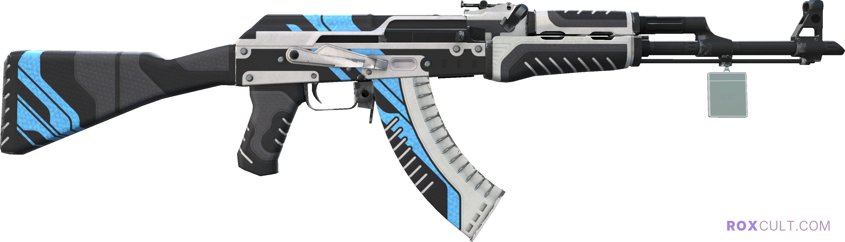StatTrak™ AK-47 | Vulcan (Minimal Wear) — rox (Holo) Antwerp 2022 craft, backside view