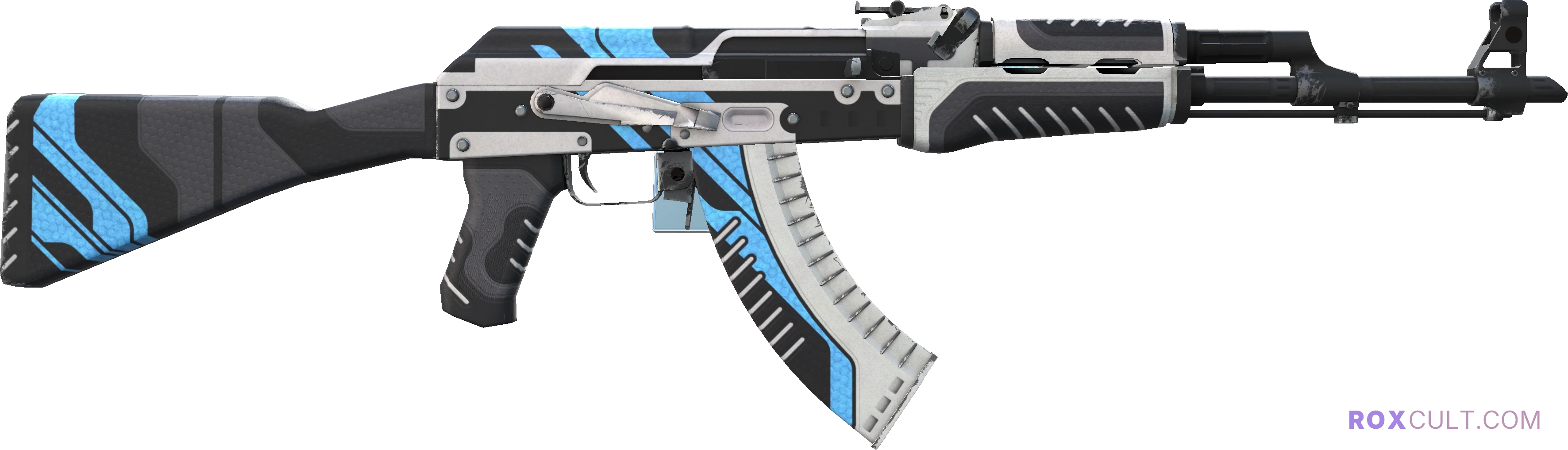 AK-47 | Vulcan (Minimal Wear) — rox (Holo) Antwerp 2022 craft, backside view