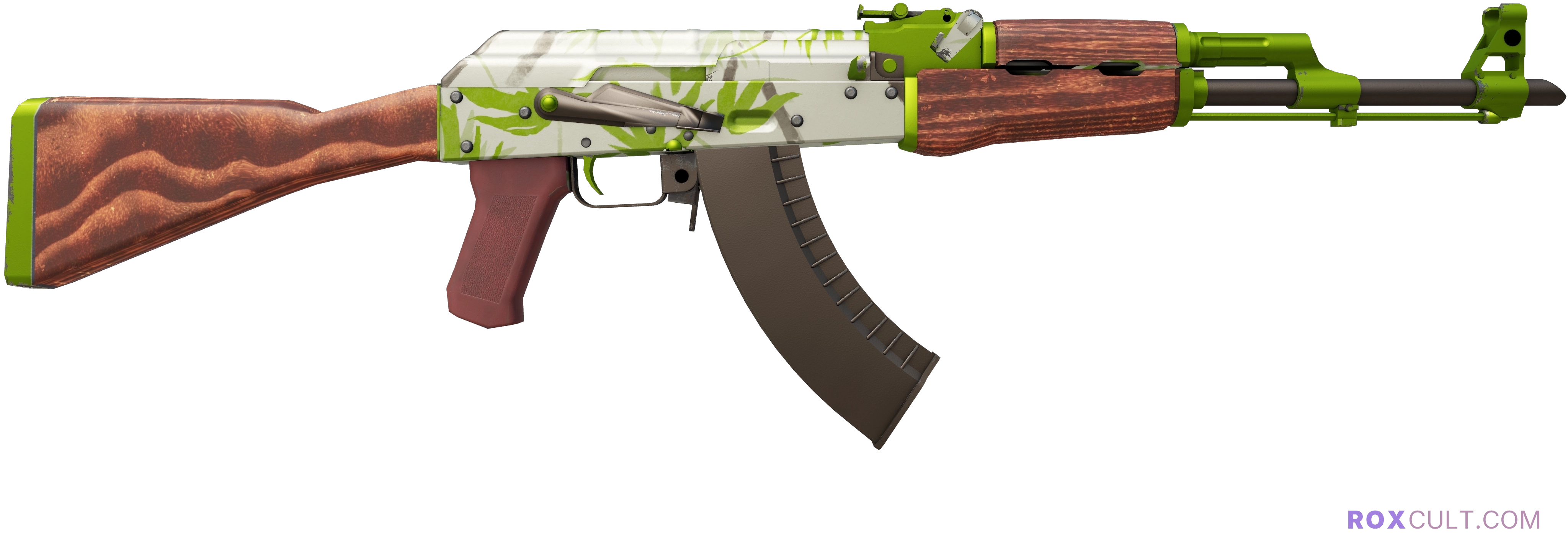 AK-47 | Hydroponic (Factory New) — rox (Holo) Antwerp 2022 craft, backside view