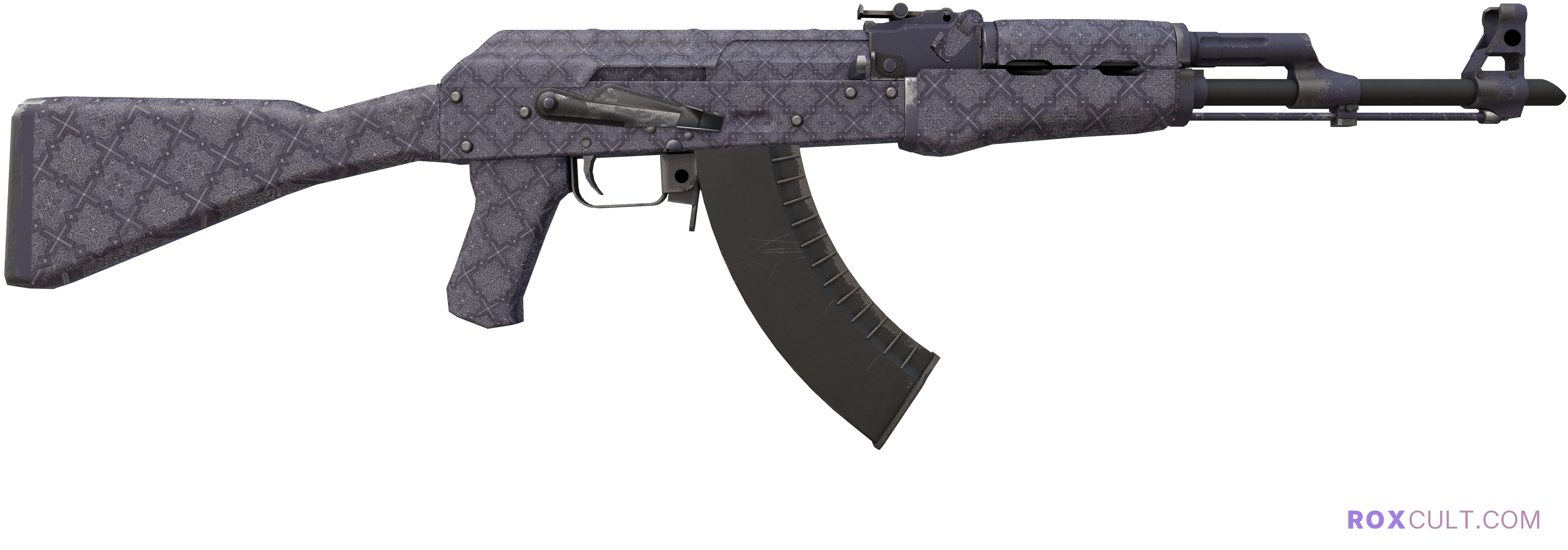 AK-47 | Baroque Purple (Field-Tested) — rox (Holo) Antwerp 2022 craft, backside view