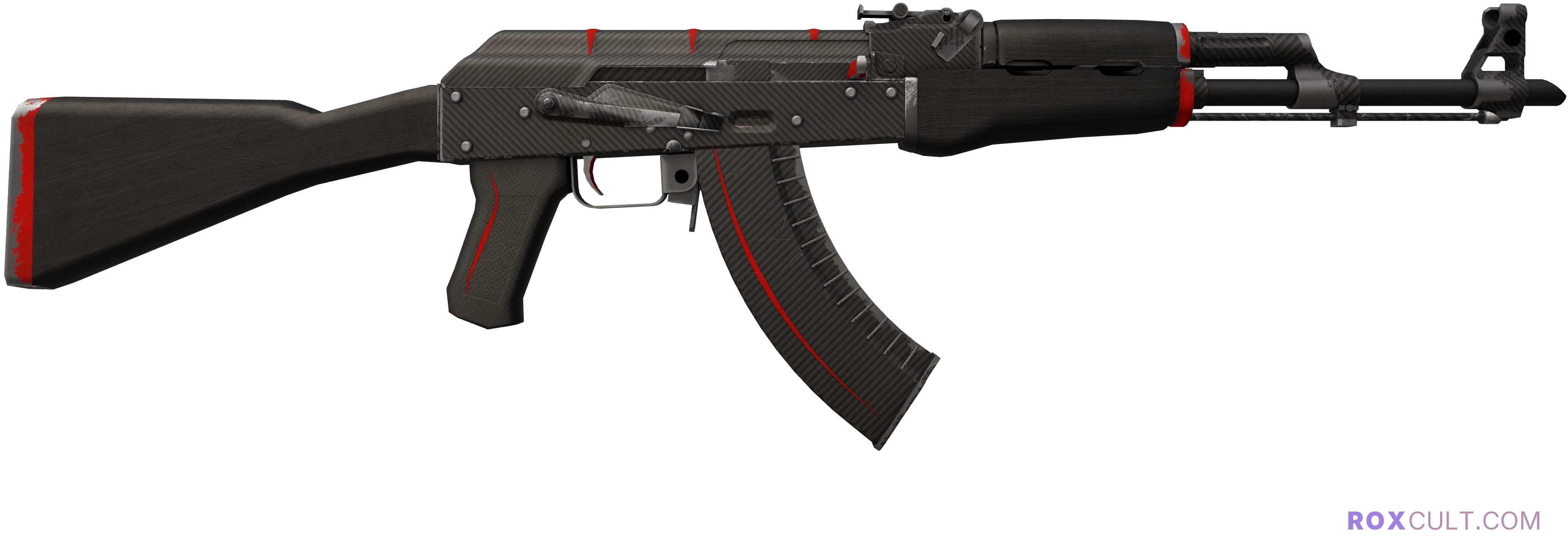 AK-47 | Redline (Field-Tested) — rox (Holo) Antwerp 2022 craft, backside view