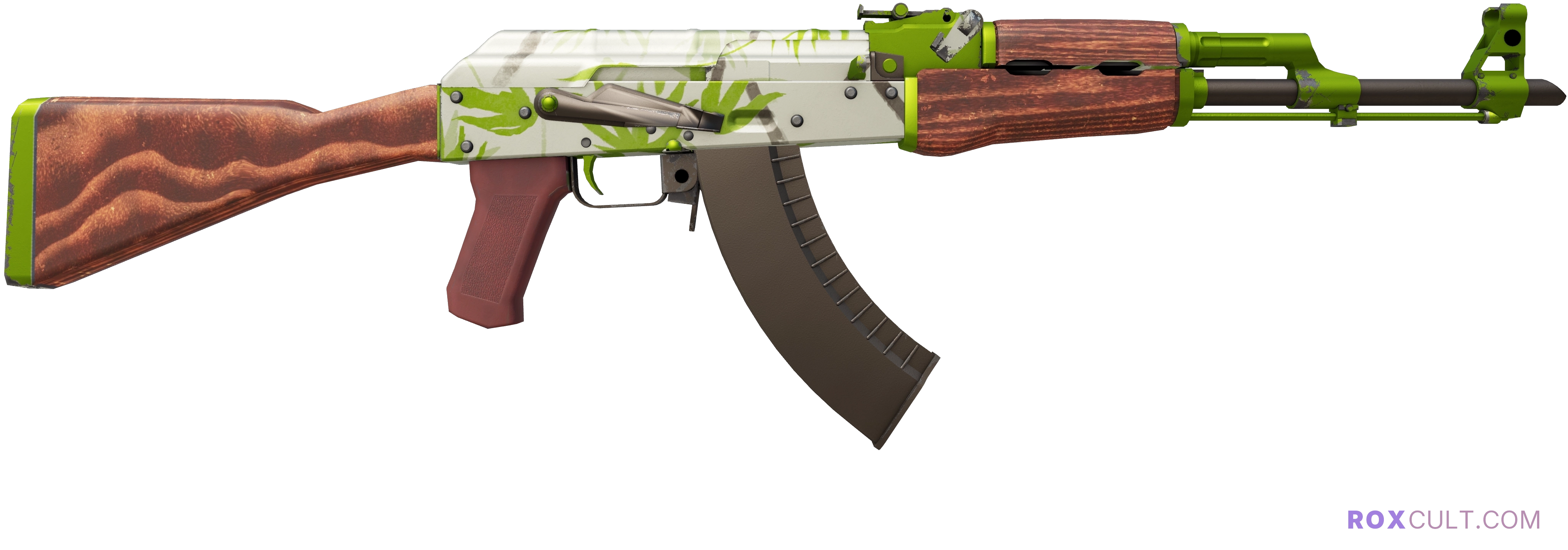 AK-47 | Hydroponic (Factory New) — rox (Holo) Antwerp 2022 craft, backside view