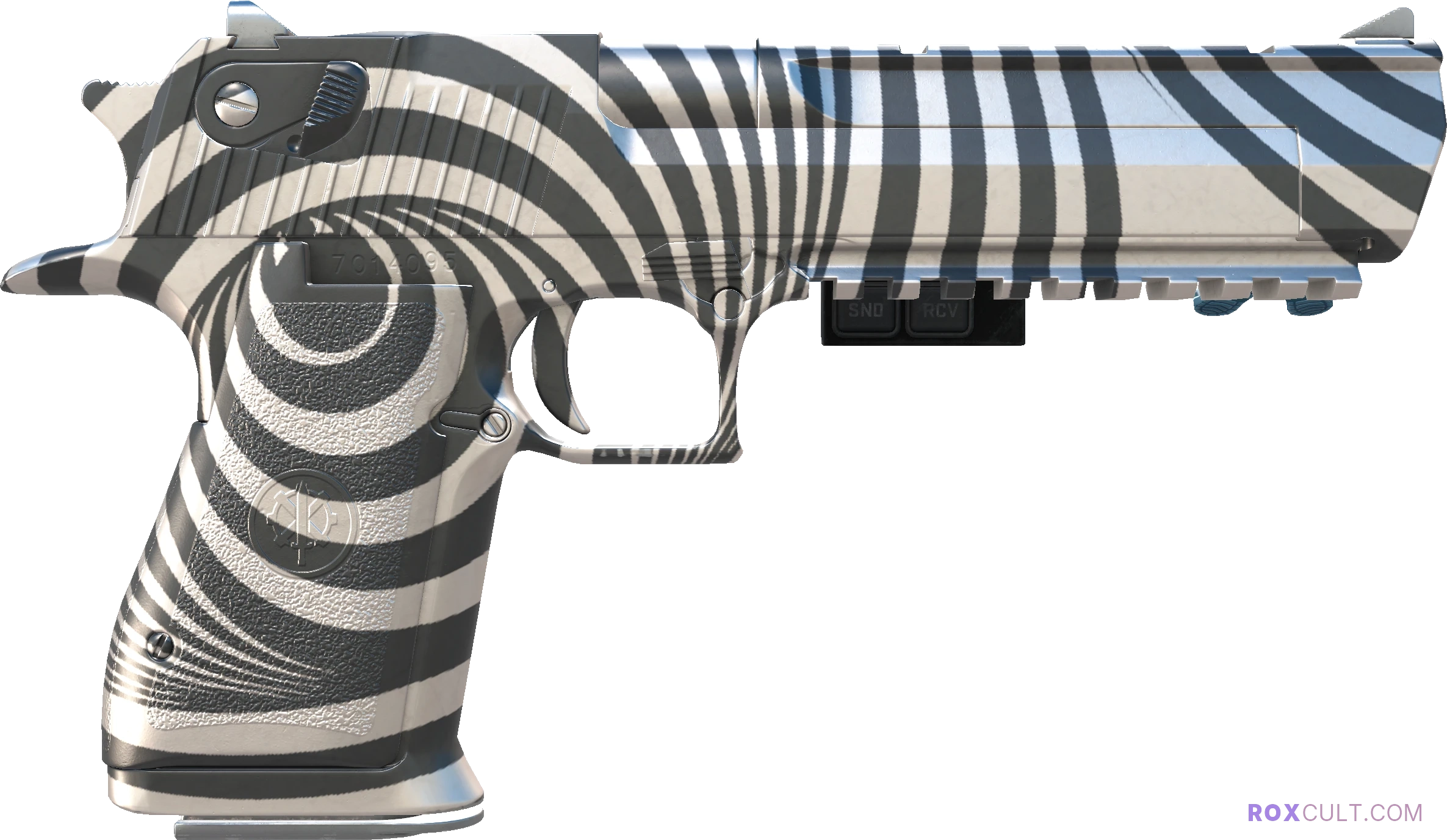 StatTrak™ Desert Eagle | Hypnotic (Factory New) — rox (Holo) Antwerp 2022 craft, backside view