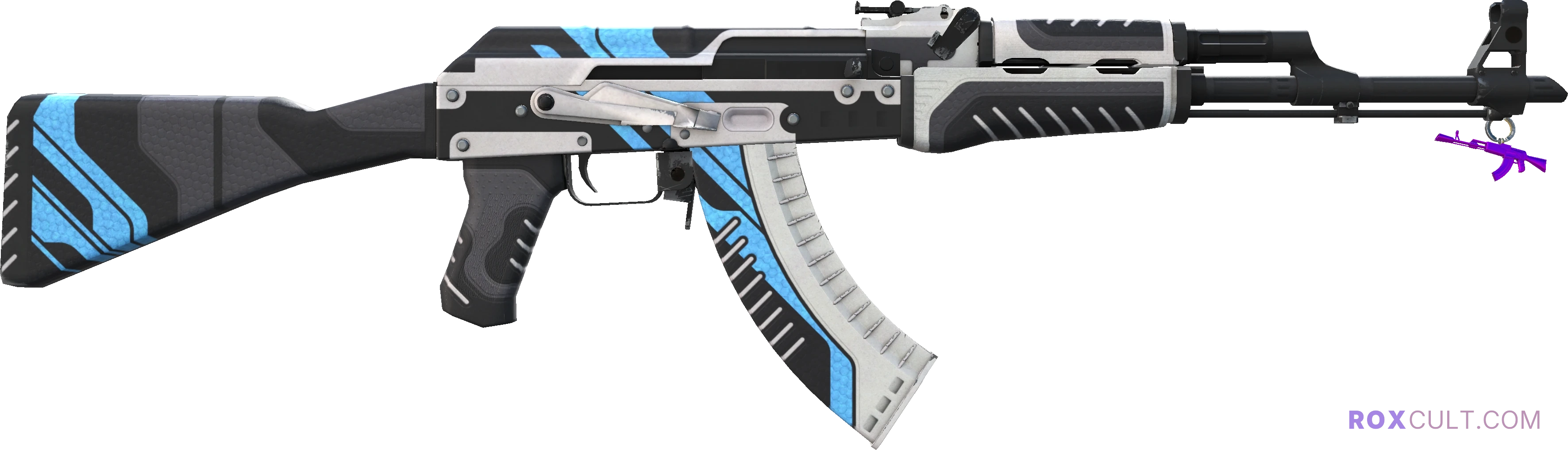 AK-47 | Vulcan (Factory New) — rox (Holo) Antwerp 2022 craft, backside view