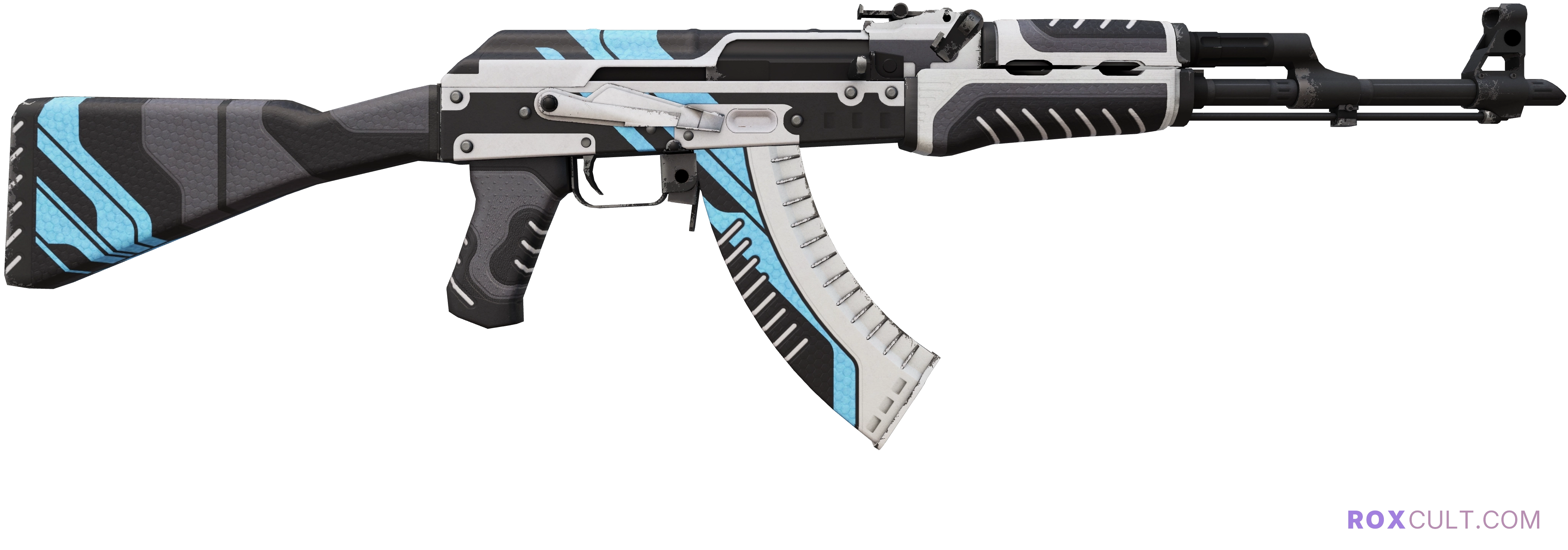 AK-47 | Vulcan (Minimal Wear) — rox (Holo) Antwerp 2022 craft, backside view
