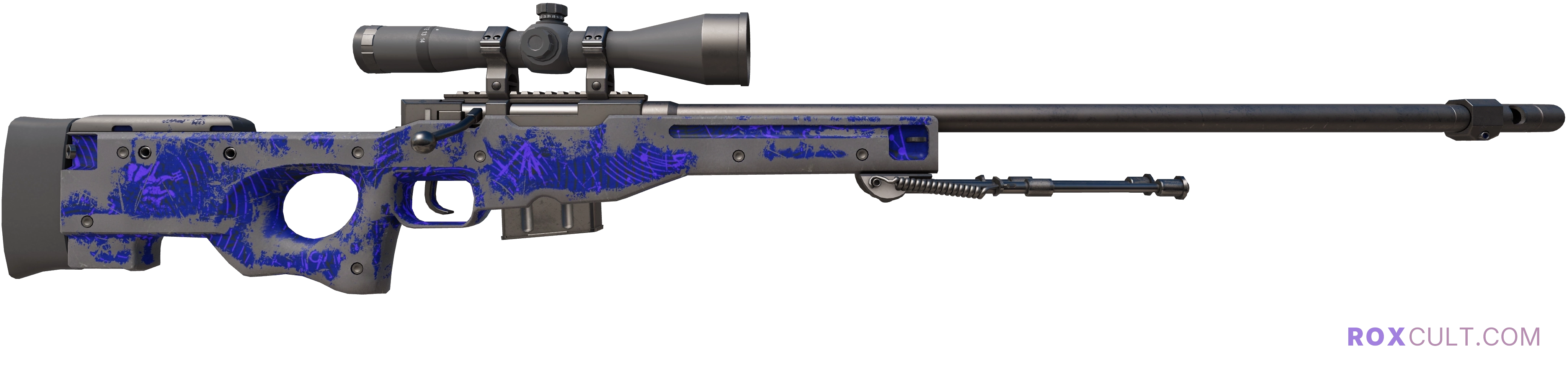 AWP | Sun in Leo (Battle-Scarred) — rox (Holo) Antwerp 2022 craft, backside view