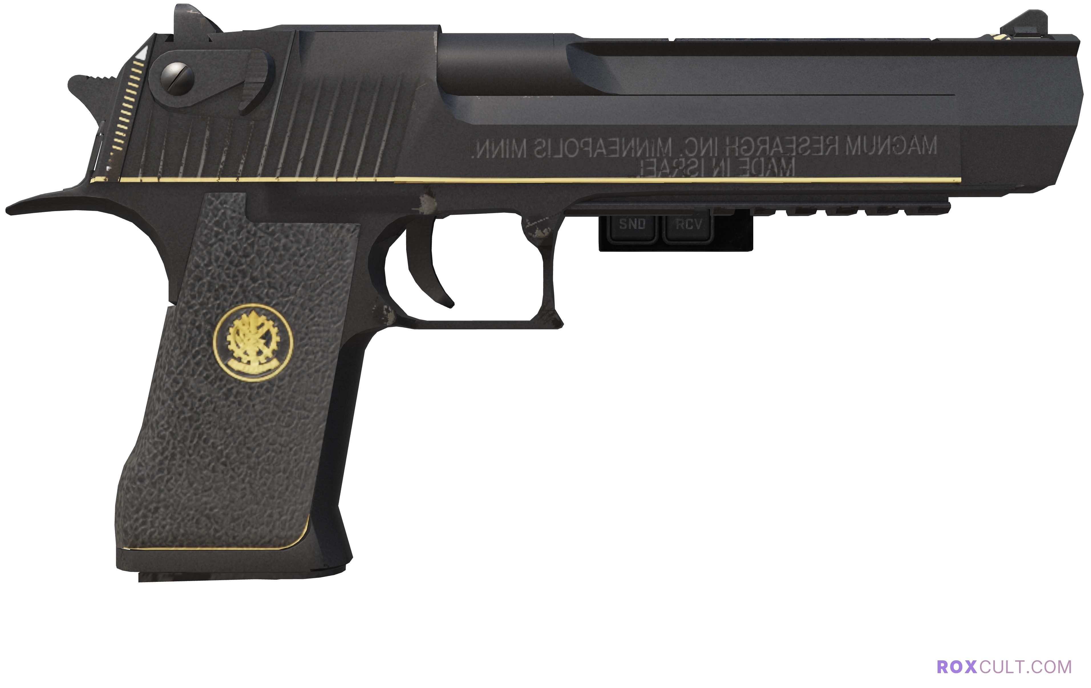 StatTrak™ Desert Eagle | Conspiracy (Factory New) — rox (Holo) Antwerp 2022 craft, backside view
