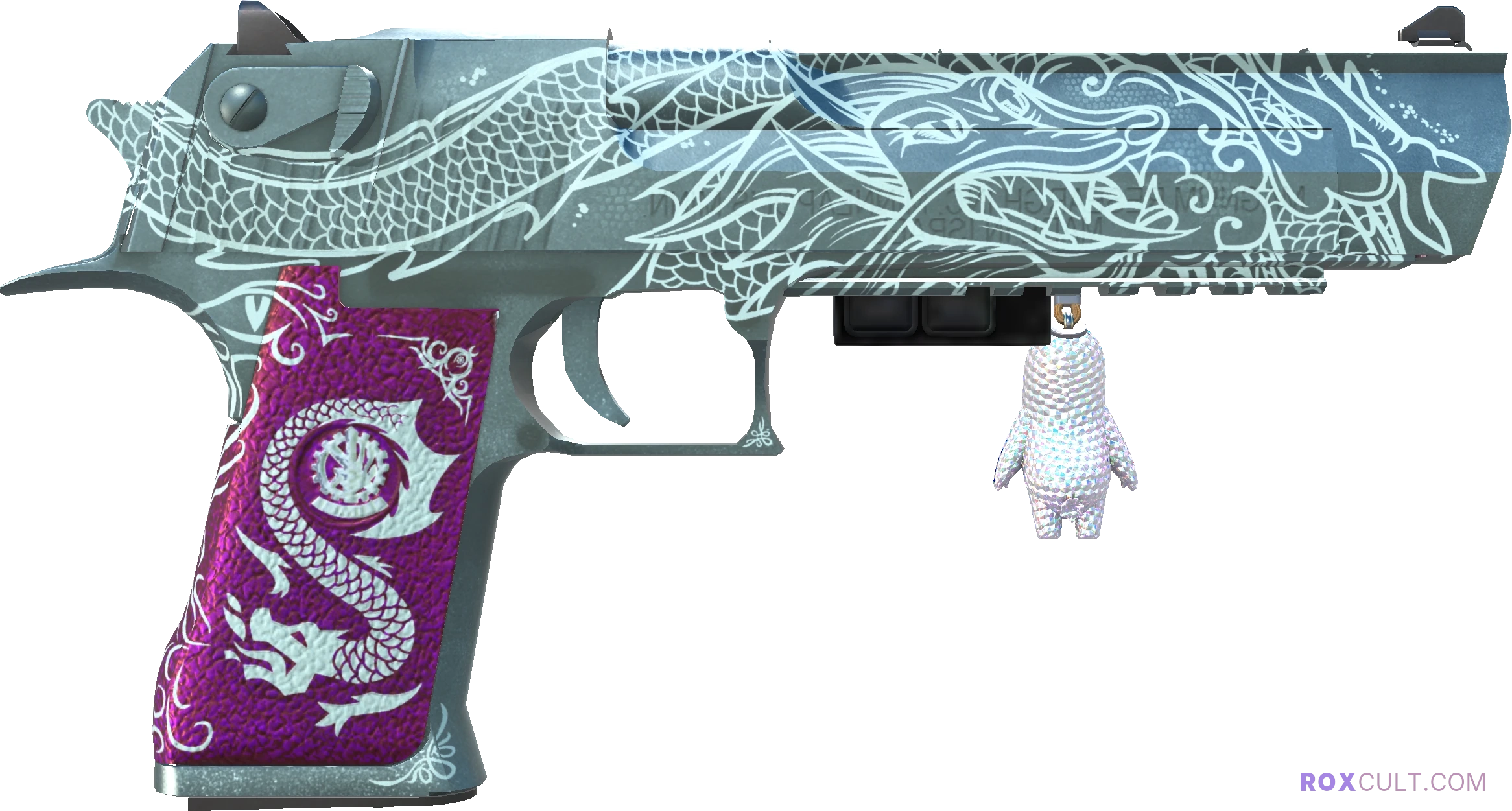 StatTrak™ Desert Eagle | Kumicho Dragon (Factory New) — rox (Holo) Antwerp 2022 craft, backside view