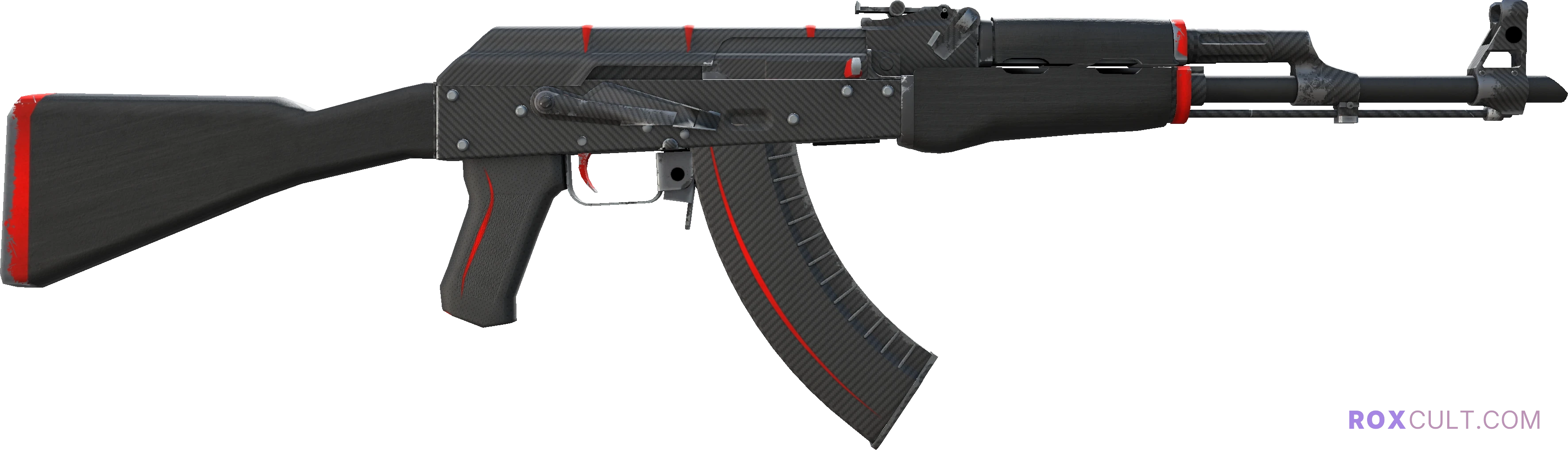 StatTrak™ AK-47 | Redline (Field-Tested) — rox (Holo) Antwerp 2022 craft, backside view