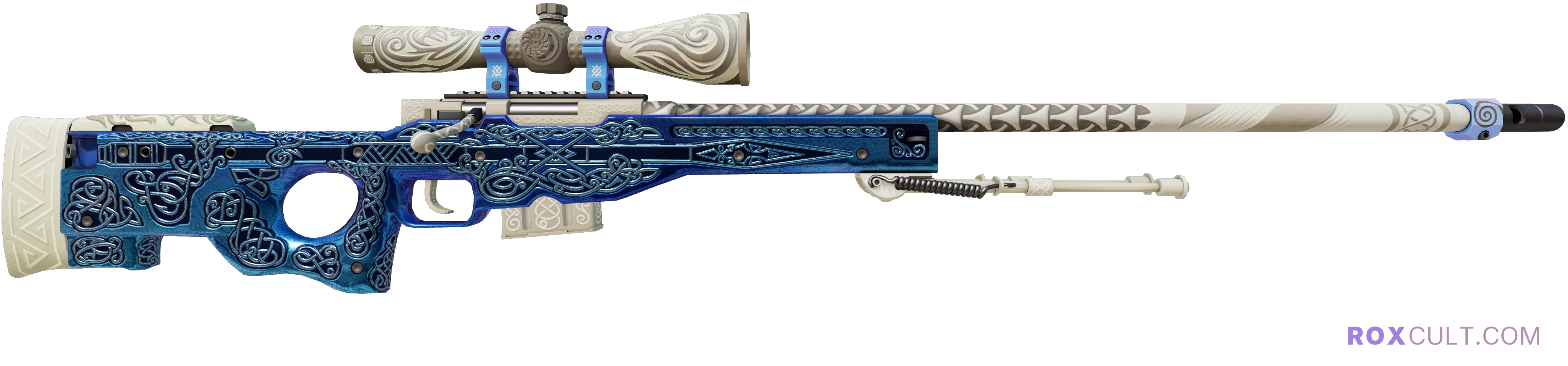 AWP | Gungnir (Factory New) — rox (Holo) Antwerp 2022 craft, backside view