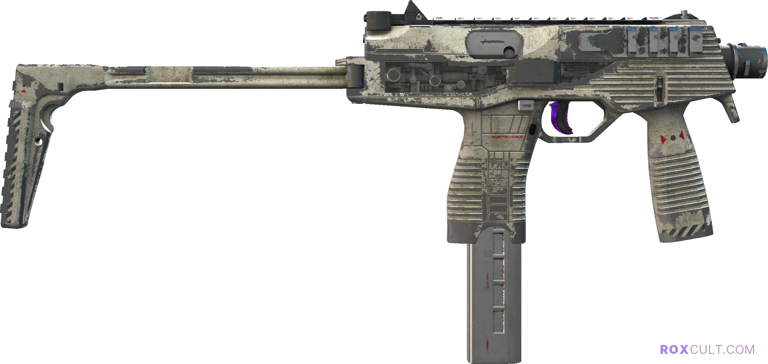 MP9 | Airlock (Battle-Scarred) — rox (Holo) Antwerp 2022 craft, backside view