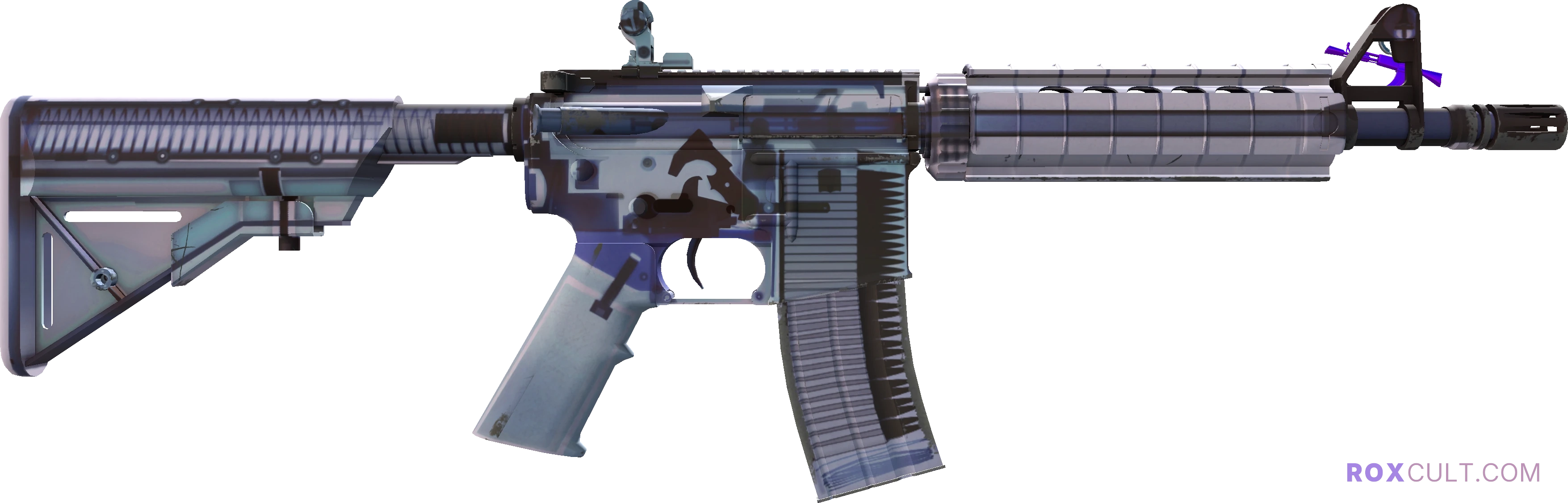 M4A4 | X-Ray (Factory New) — rox (Holo) Antwerp 2022 craft, backside view