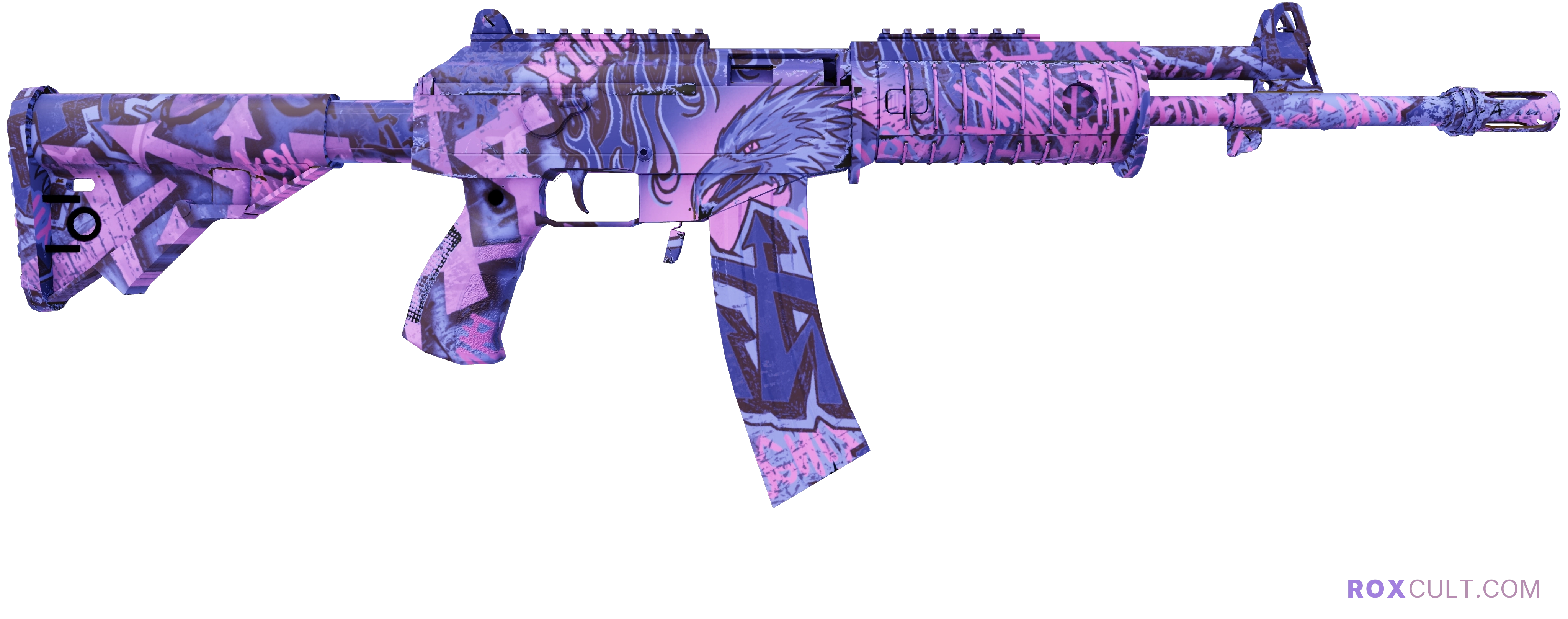 Galil AR | Phoenix Blacklight (Factory New) — rox (Holo) Antwerp 2022 craft, backside view