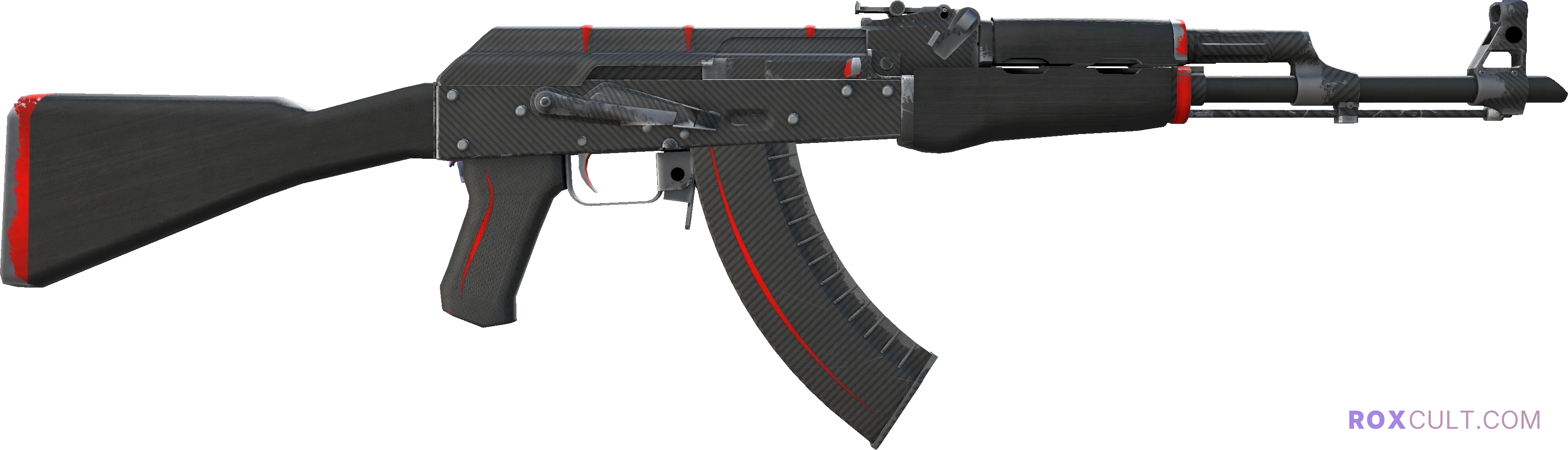 AK-47 | Redline (Field-Tested) — rox (Holo) Antwerp 2022 craft, backside view