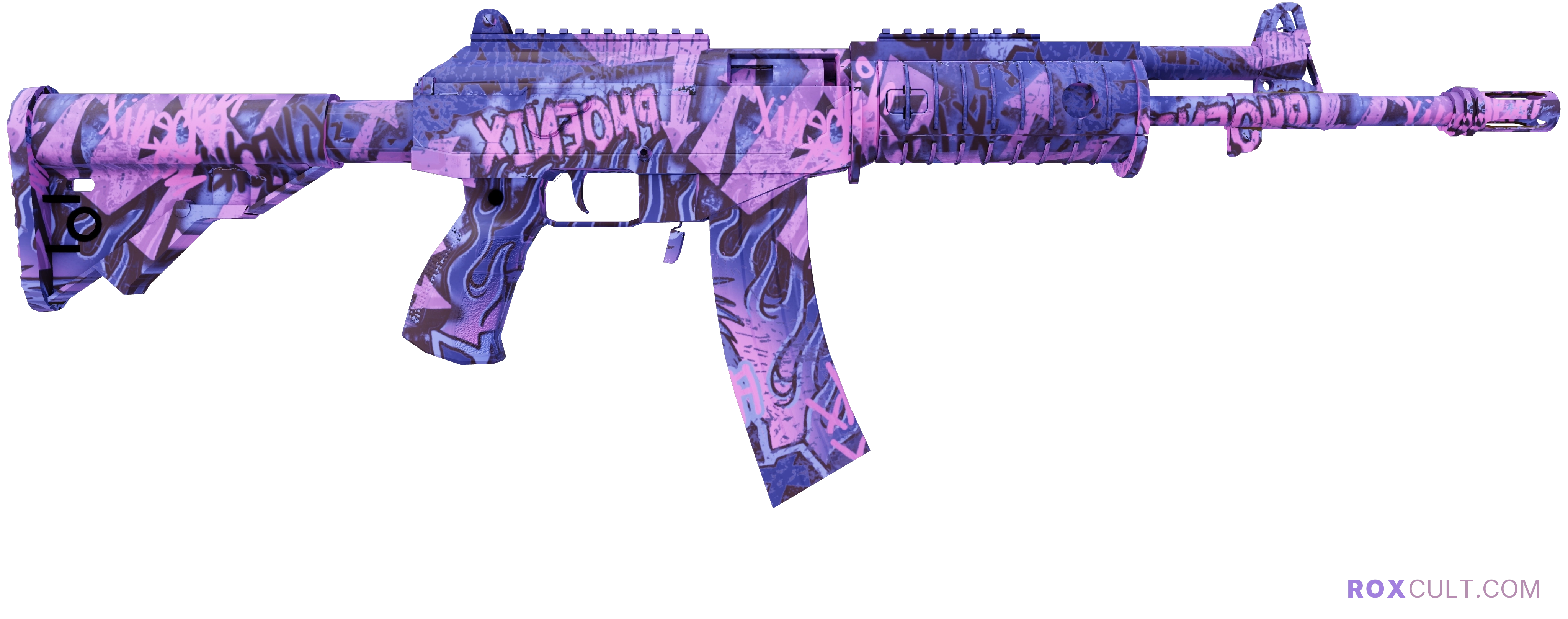 Galil AR | Phoenix Blacklight (Factory New) — rox (Holo) Antwerp 2022 craft, backside view