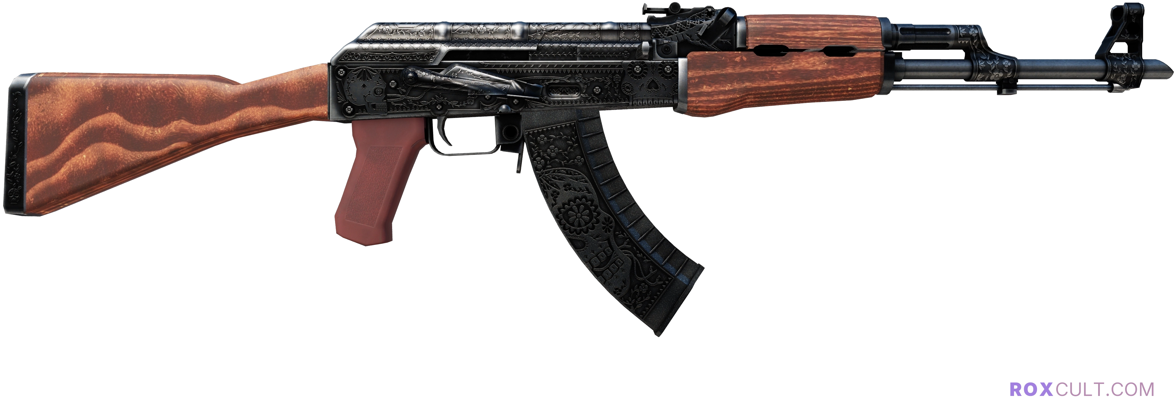 AK-47 | Cartel (Minimal Wear) — rox (Holo) Antwerp 2022 craft, backside view