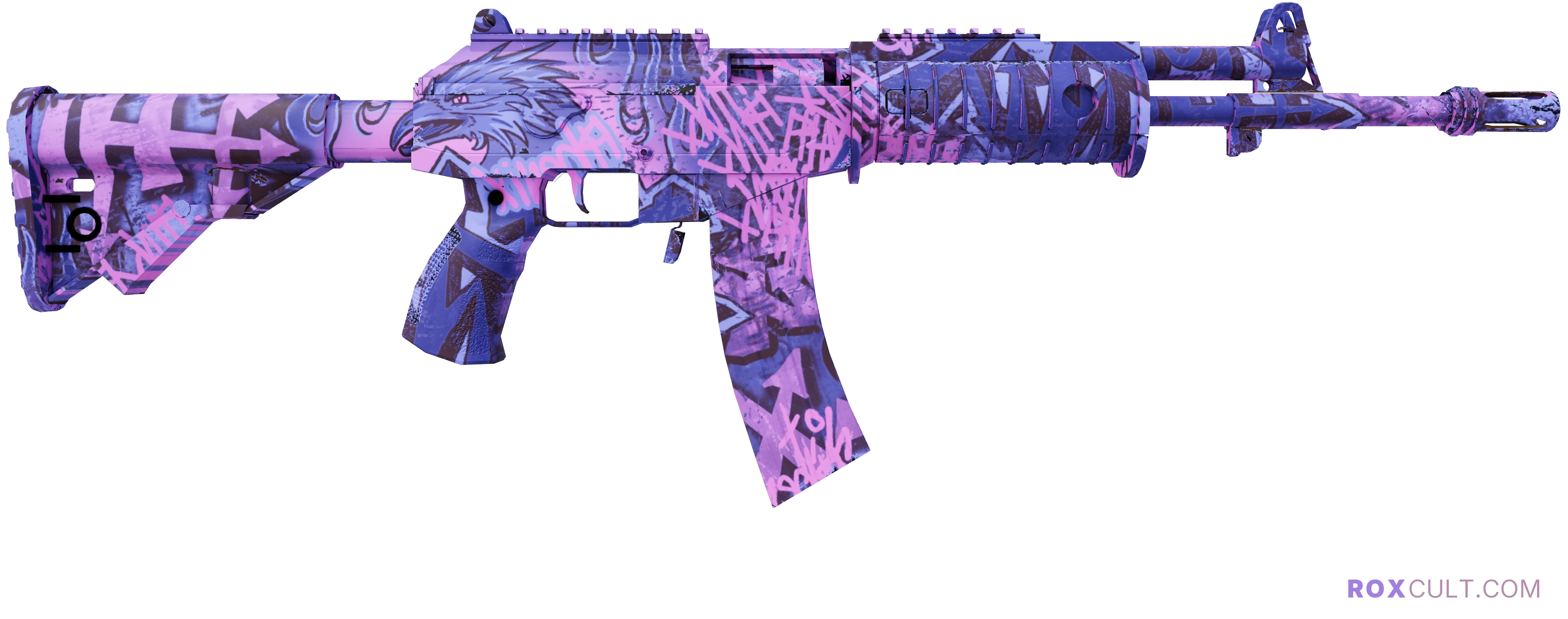 Galil AR | Phoenix Blacklight (Factory New) — rox (Holo) Antwerp 2022 craft, backside view