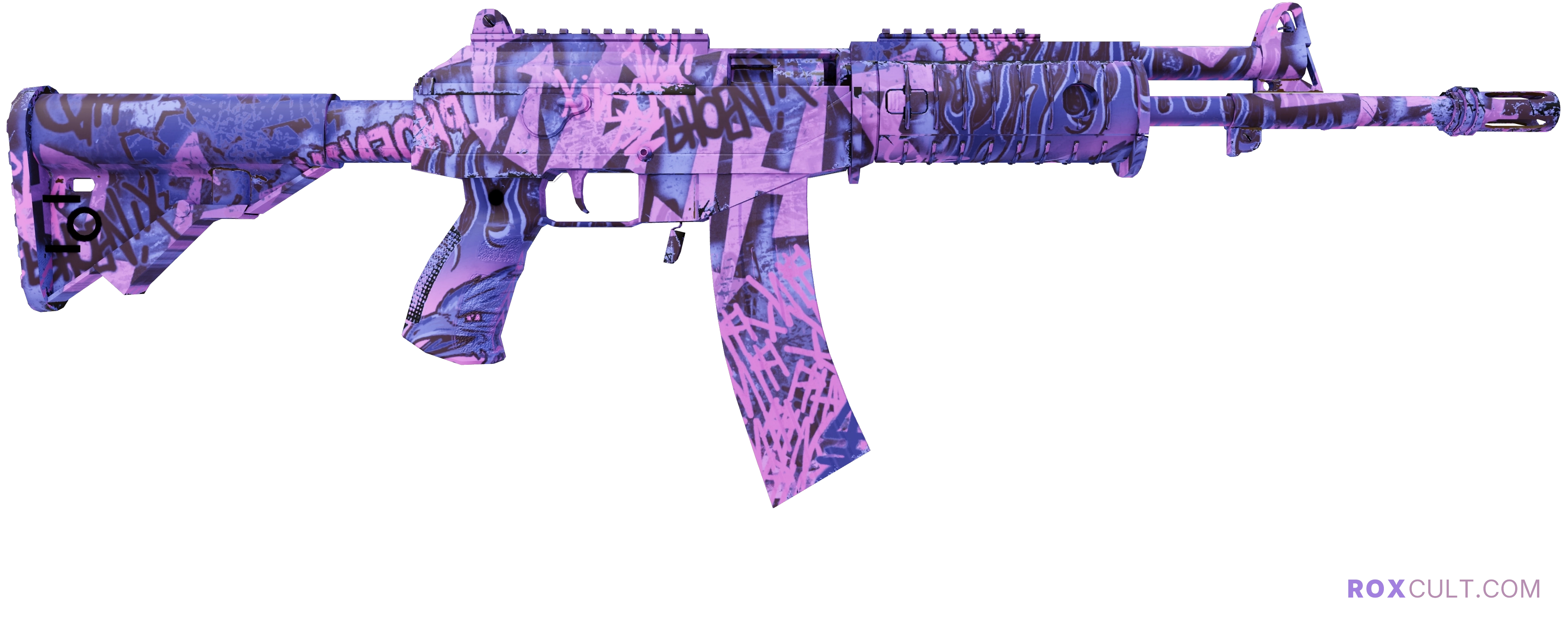 Galil AR | Phoenix Blacklight (Factory New) — rox (Holo) Antwerp 2022 craft, backside view
