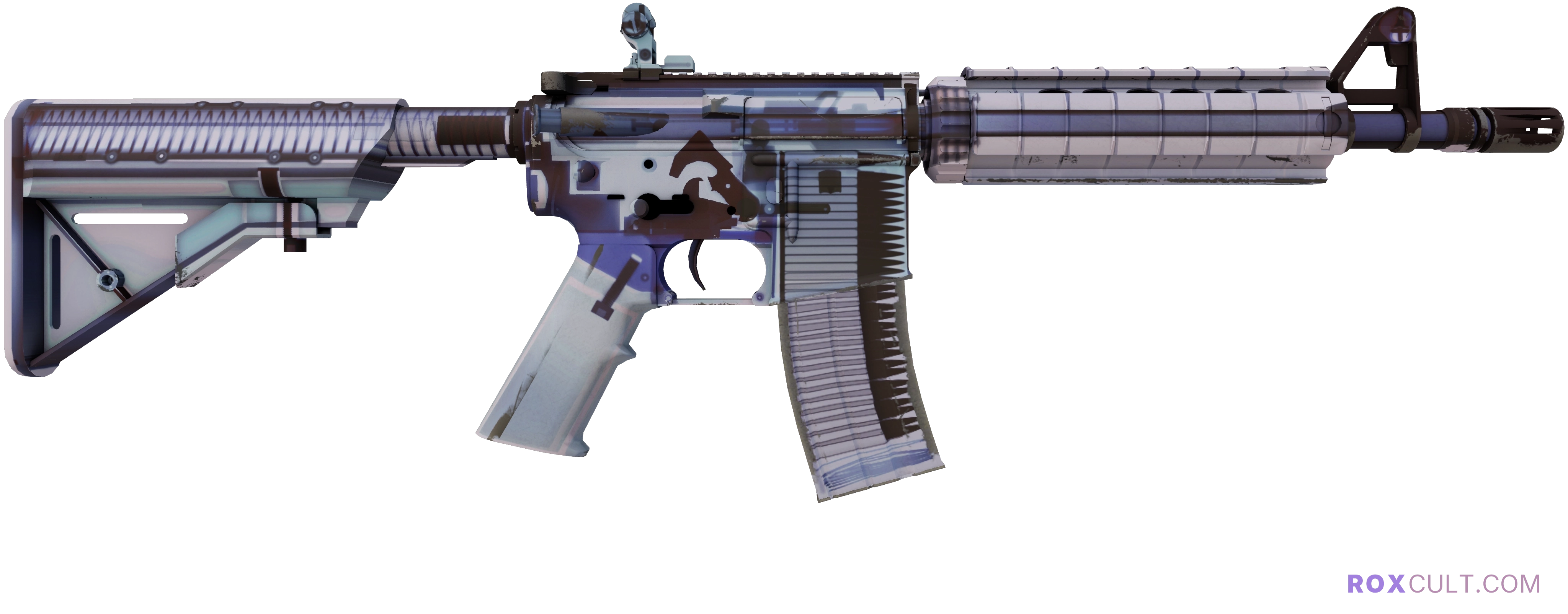 M4A4 | X-Ray (Factory New) — rox (Holo) Antwerp 2022 craft, backside view