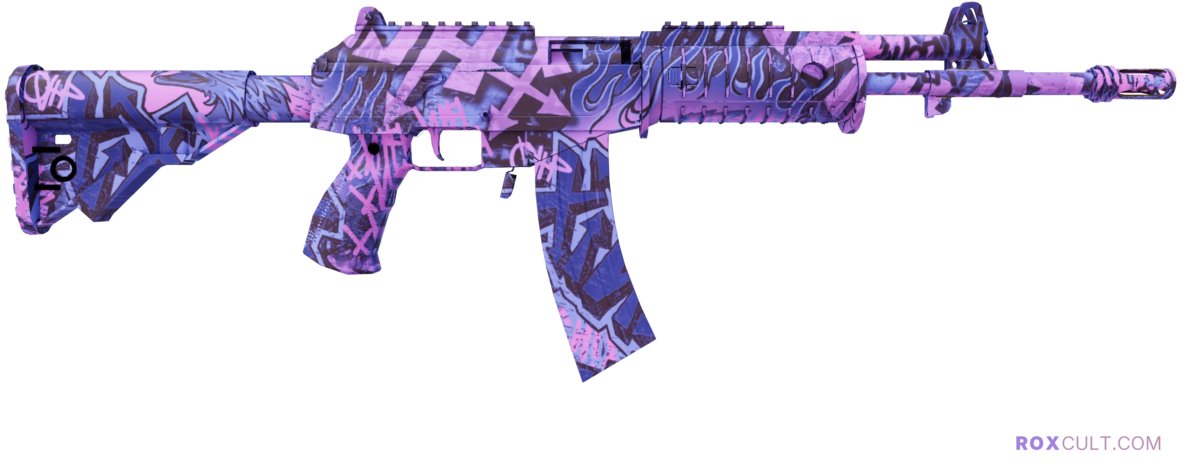 Galil AR | Phoenix Blacklight (Factory New) — rox (Holo) Antwerp 2022 craft, backside view