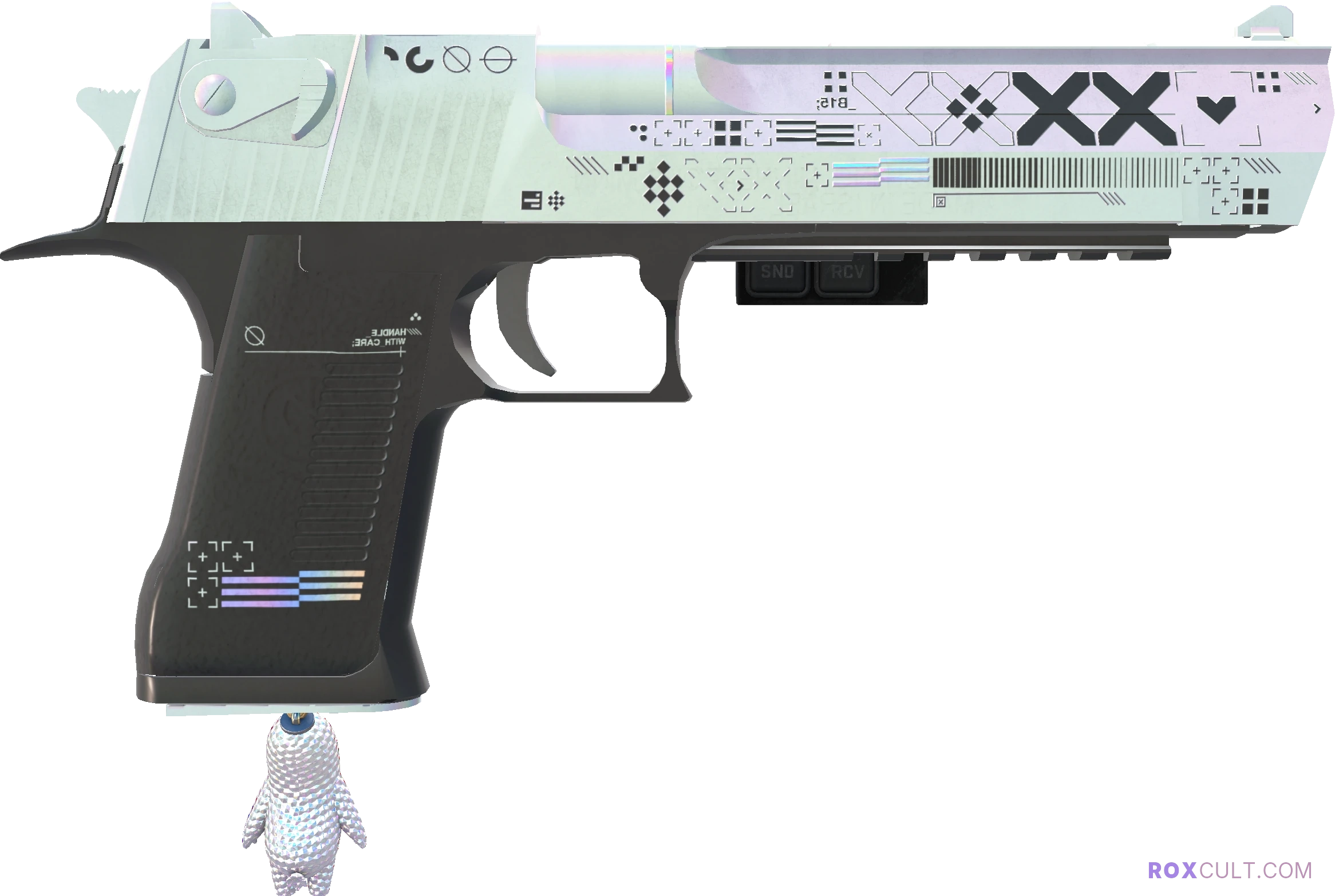 StatTrak™ Desert Eagle | Printstream (Factory New) — rox (Holo) Antwerp 2022 craft, backside view