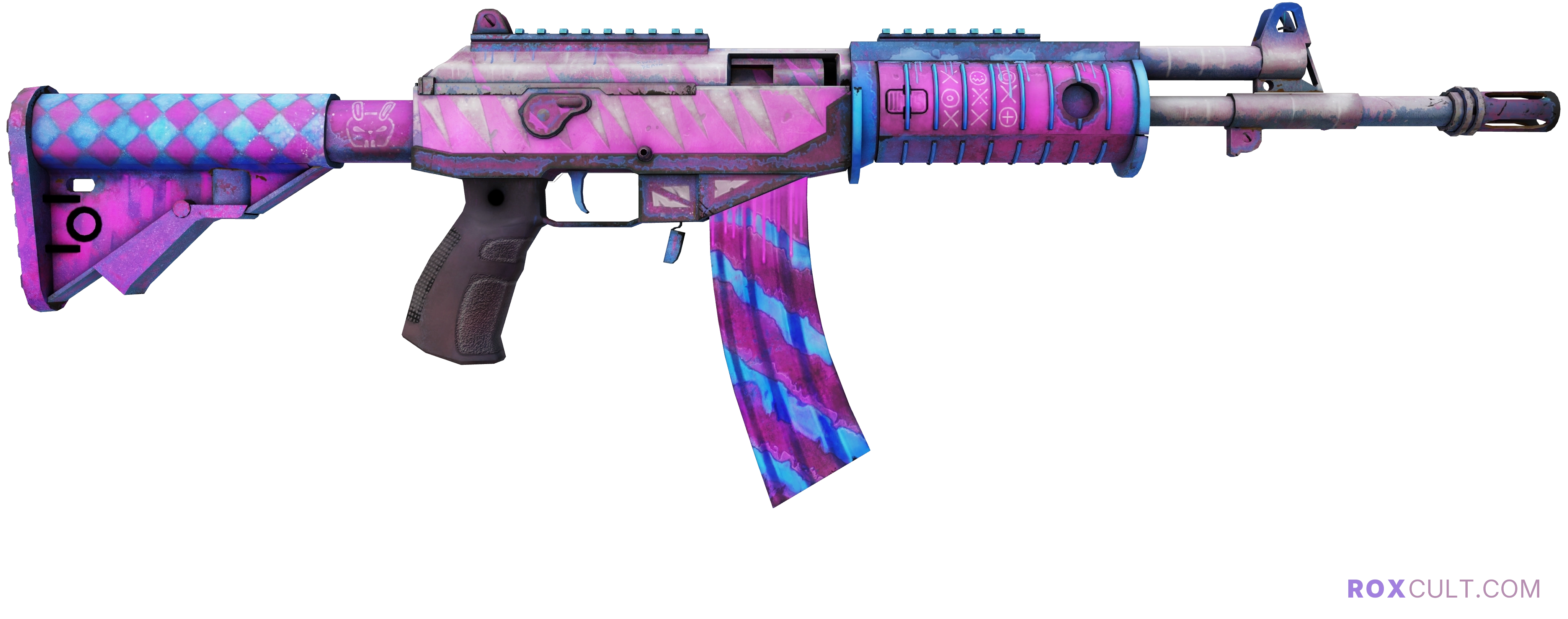 Galil AR | Sugar Rush (Factory New) — rox (Holo) Antwerp 2022 craft, backside view