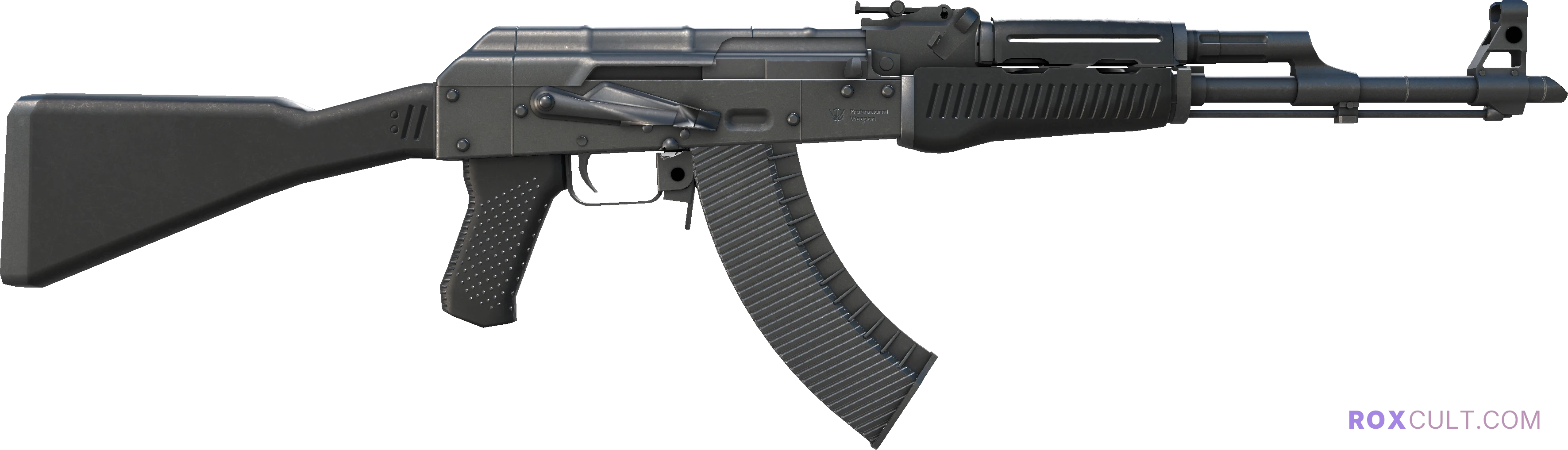 AK-47 | Slate (Minimal Wear) — rox (Holo) Antwerp 2022 craft, backside view