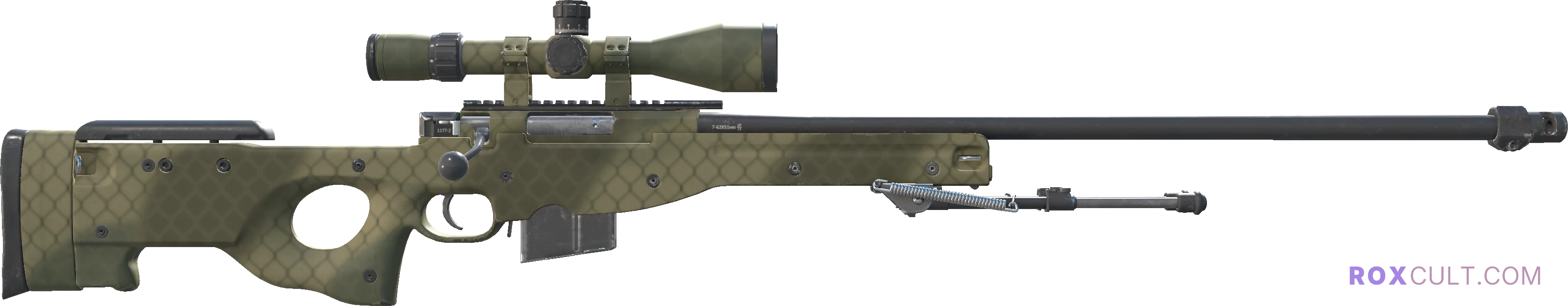 AWP | Safari Mesh (Factory New) — rox (Holo) Antwerp 2022 craft, backside view